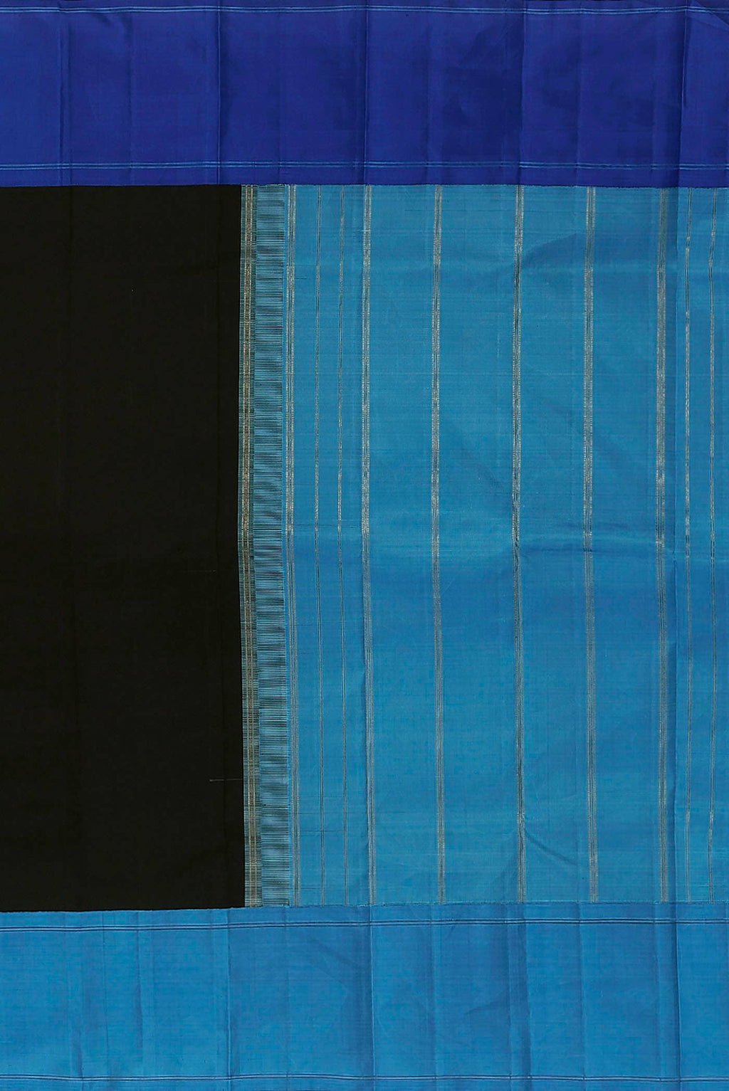 Black Kanchipuram Silk Saree