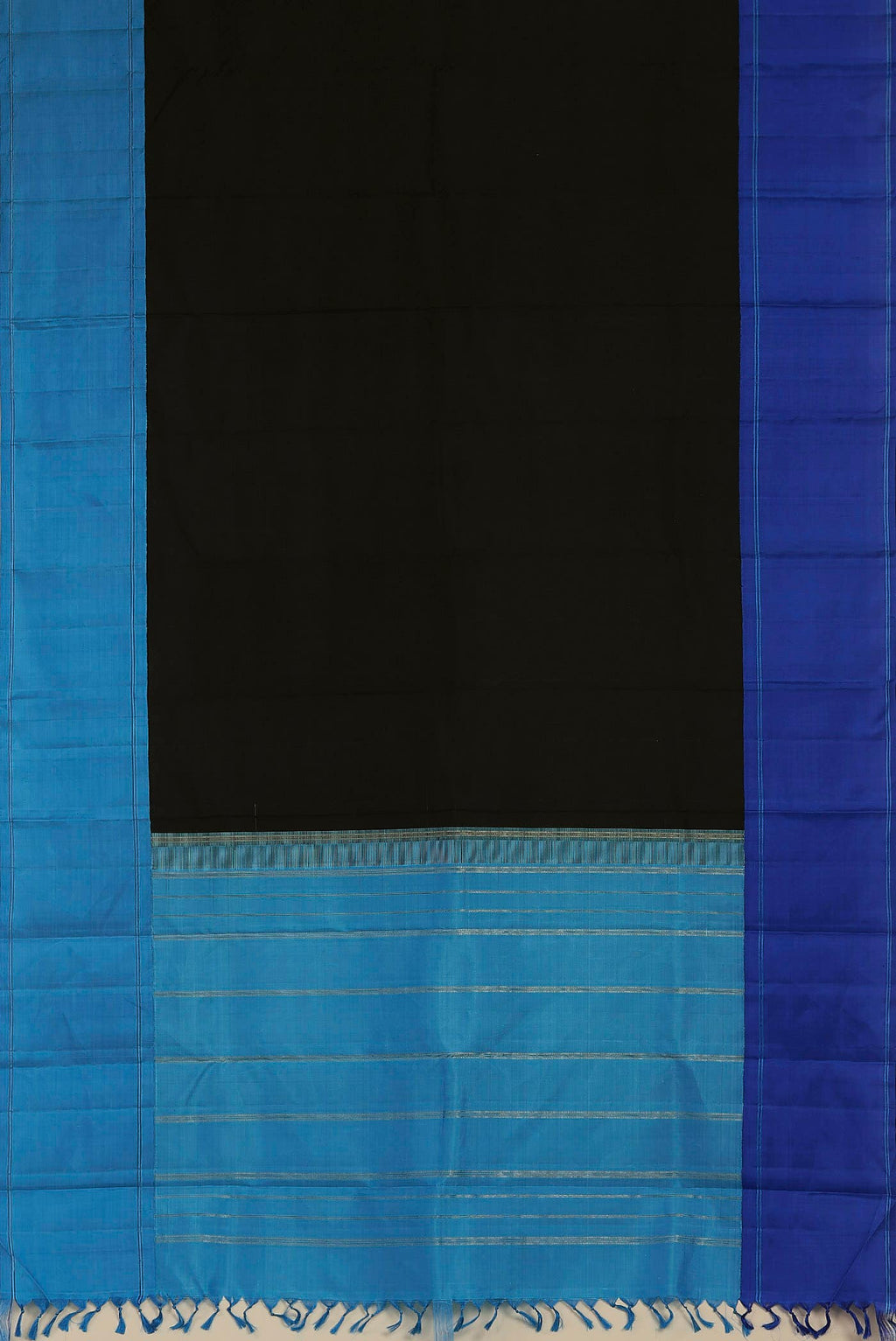 Black Kanchipuram Silk Saree