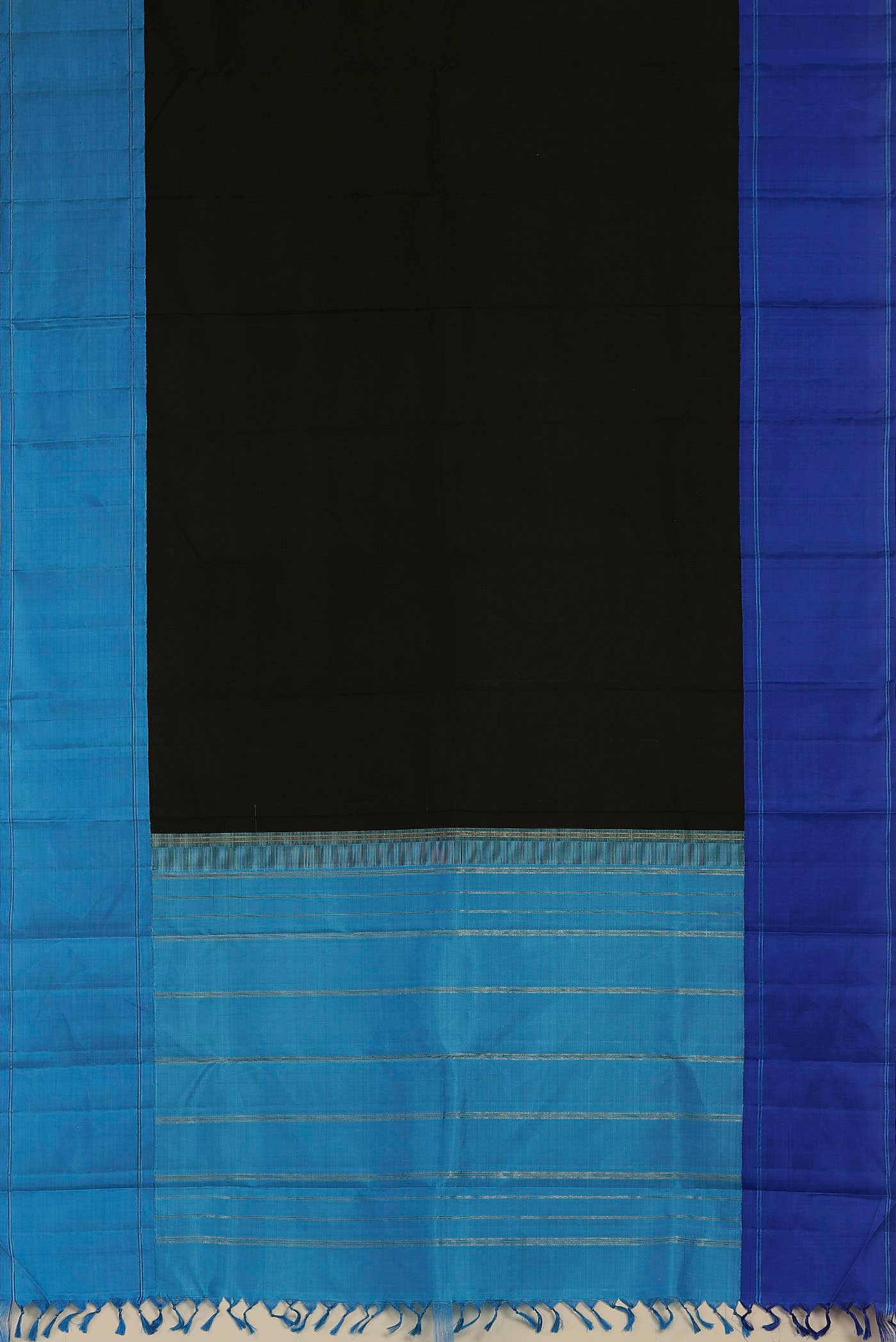 Black Kanchipuram Silk Saree