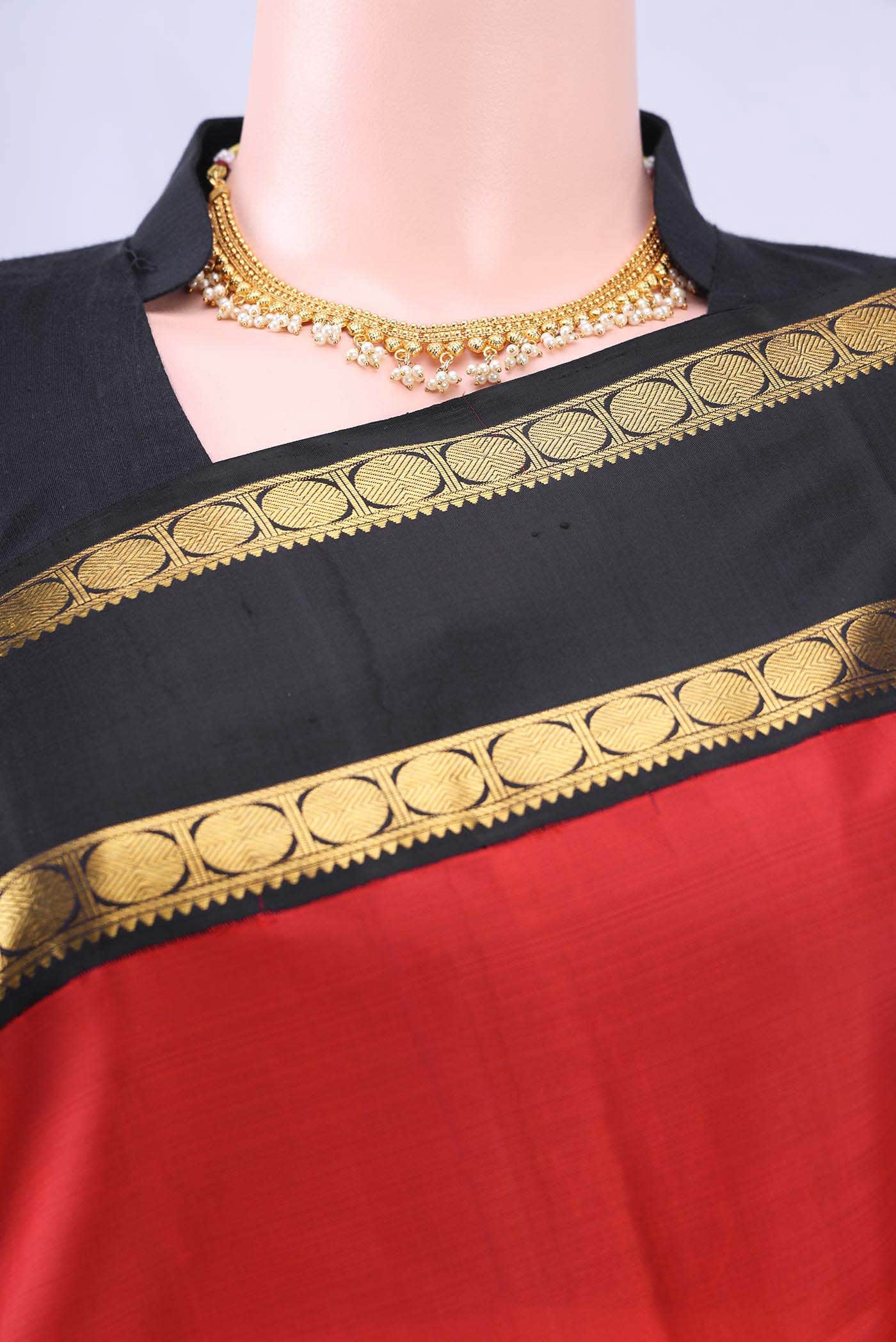 Red Kanchipuram Silk Saree