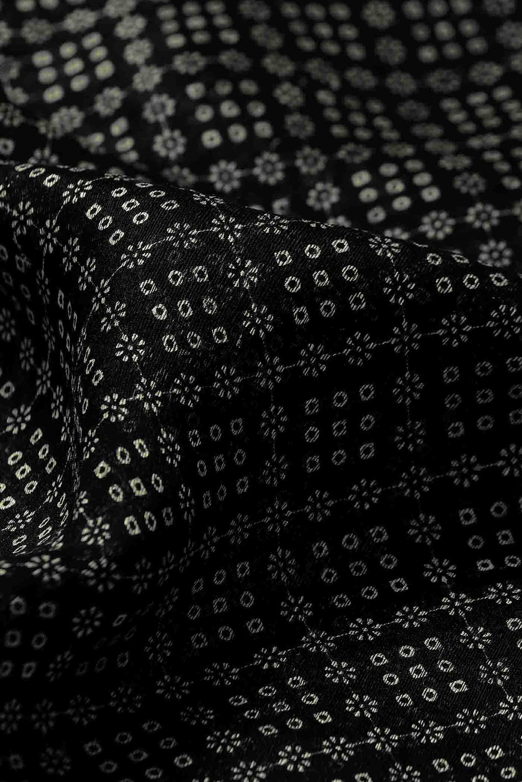 Black Bhagalpuri Tussar Silk Saree