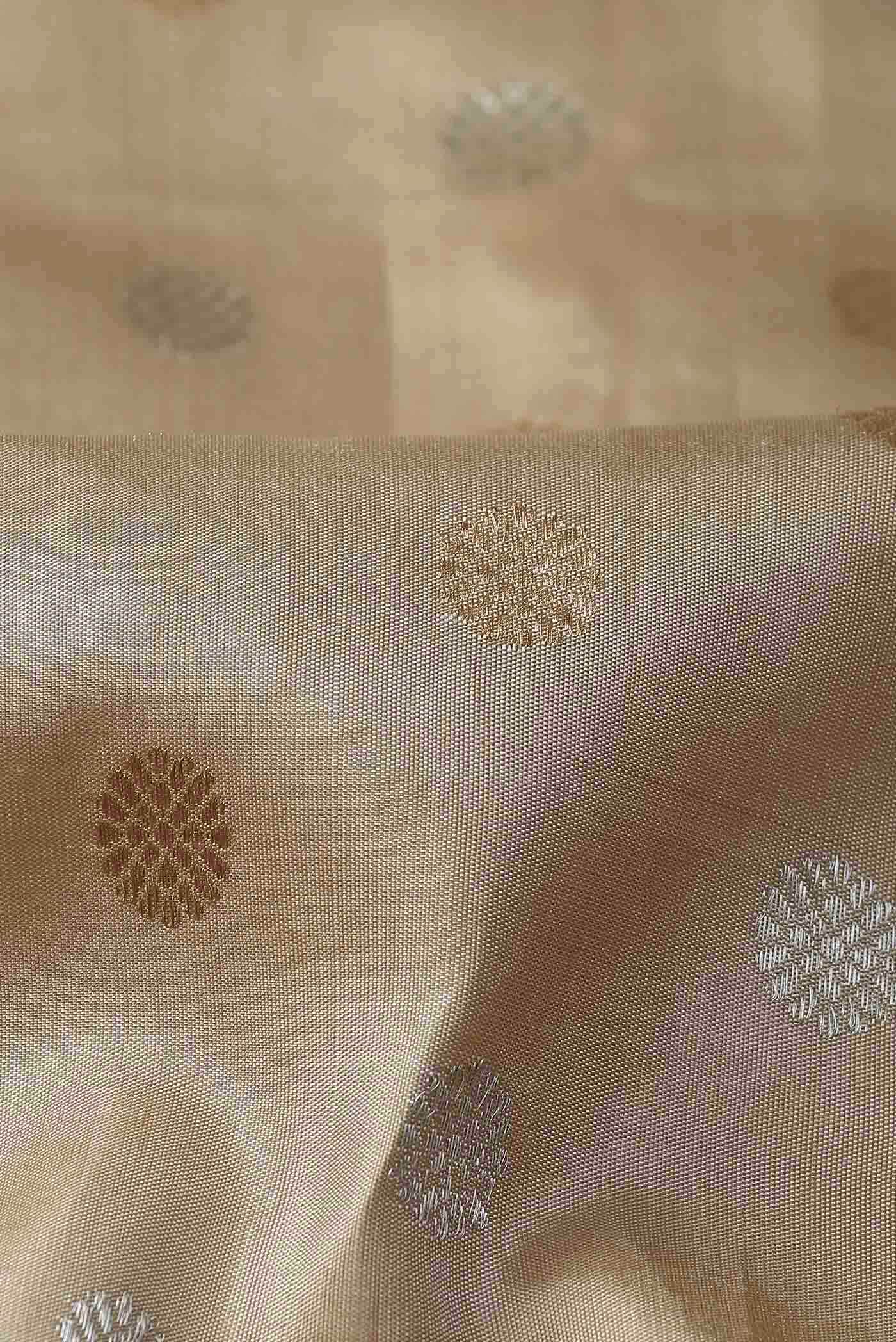 Beige Gadwal Silk Saree