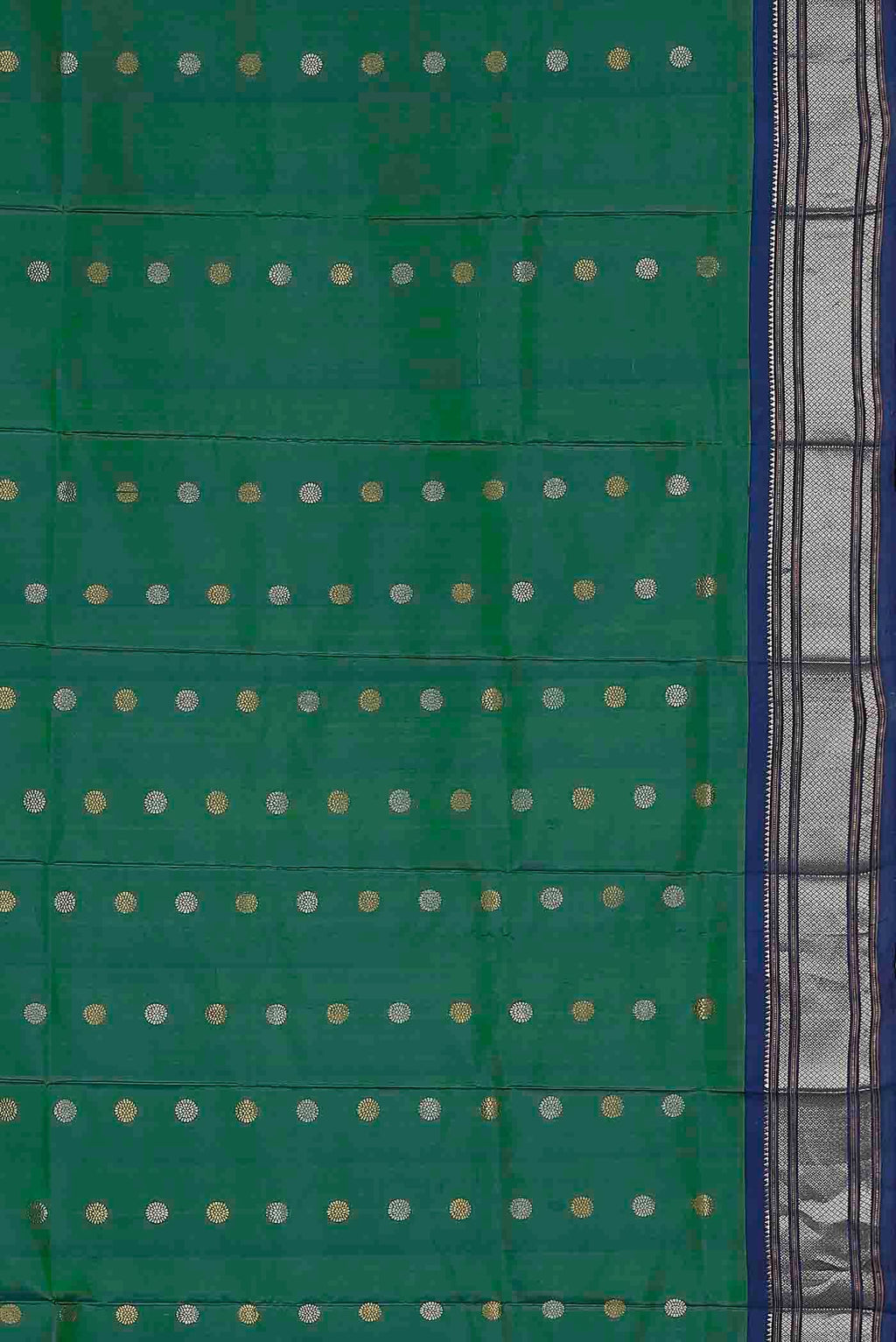 Green Gadwal Silk Saree