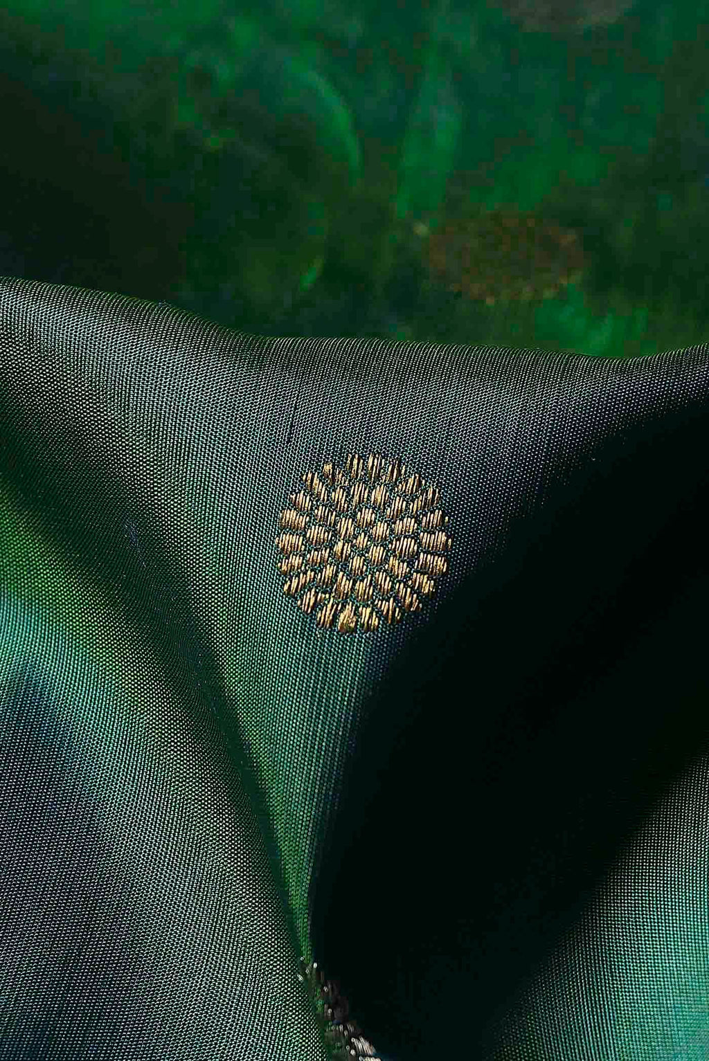 Green Gadwal Silk Saree