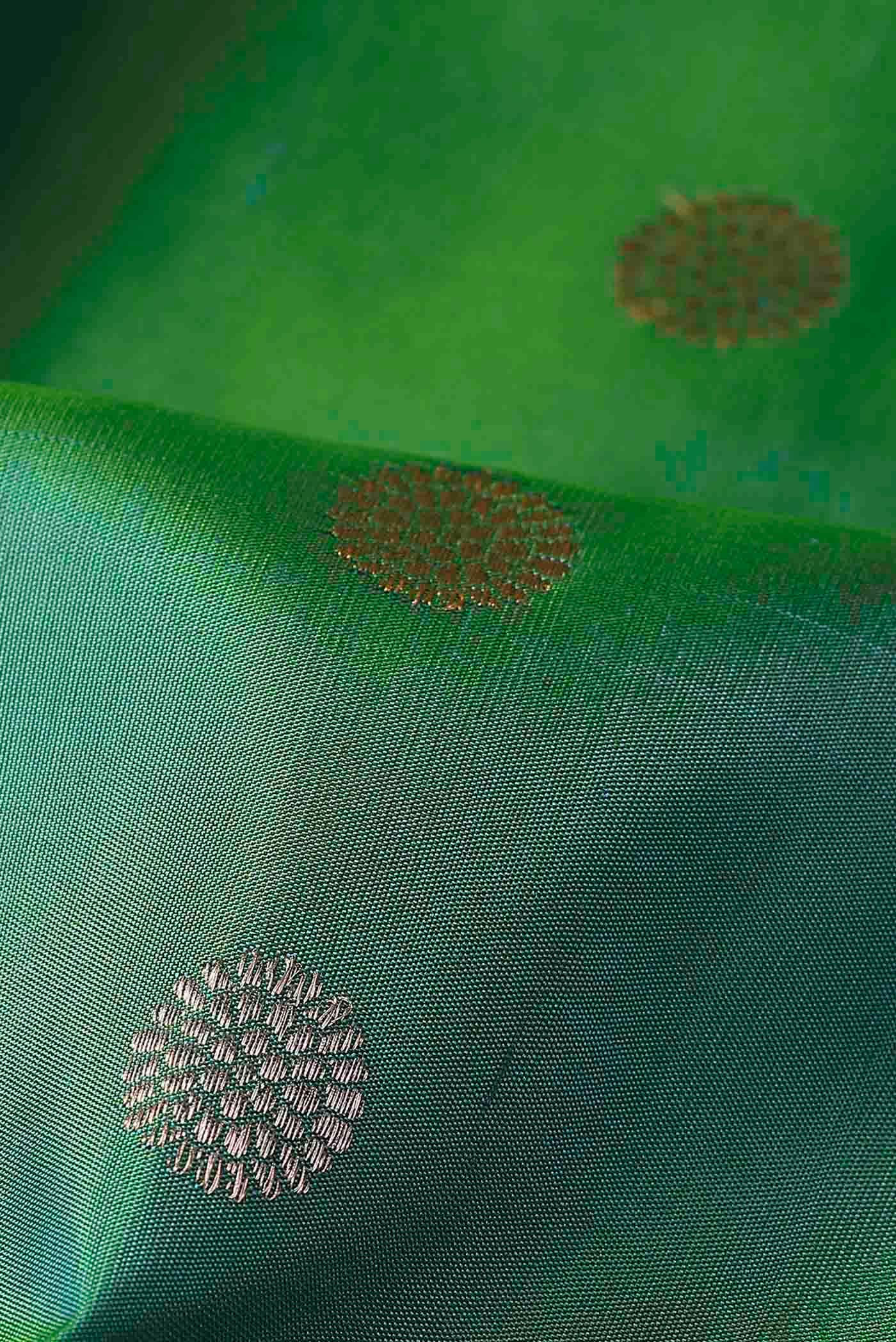 Green Gadwal Silk Saree