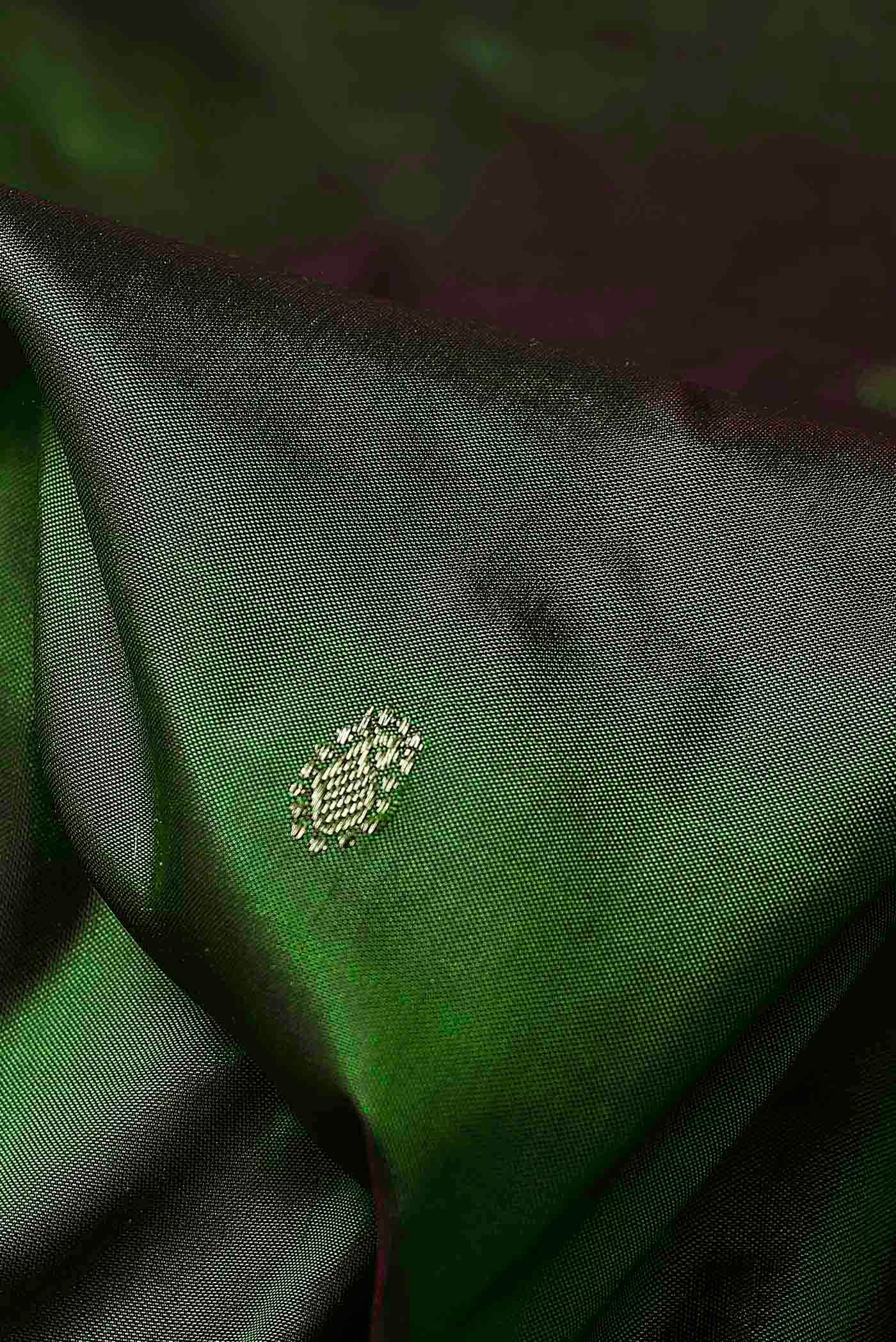 Green Paithani Silk Saree