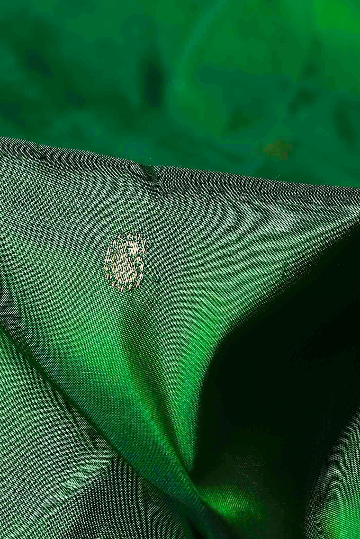 Green Paithani Silk Saree