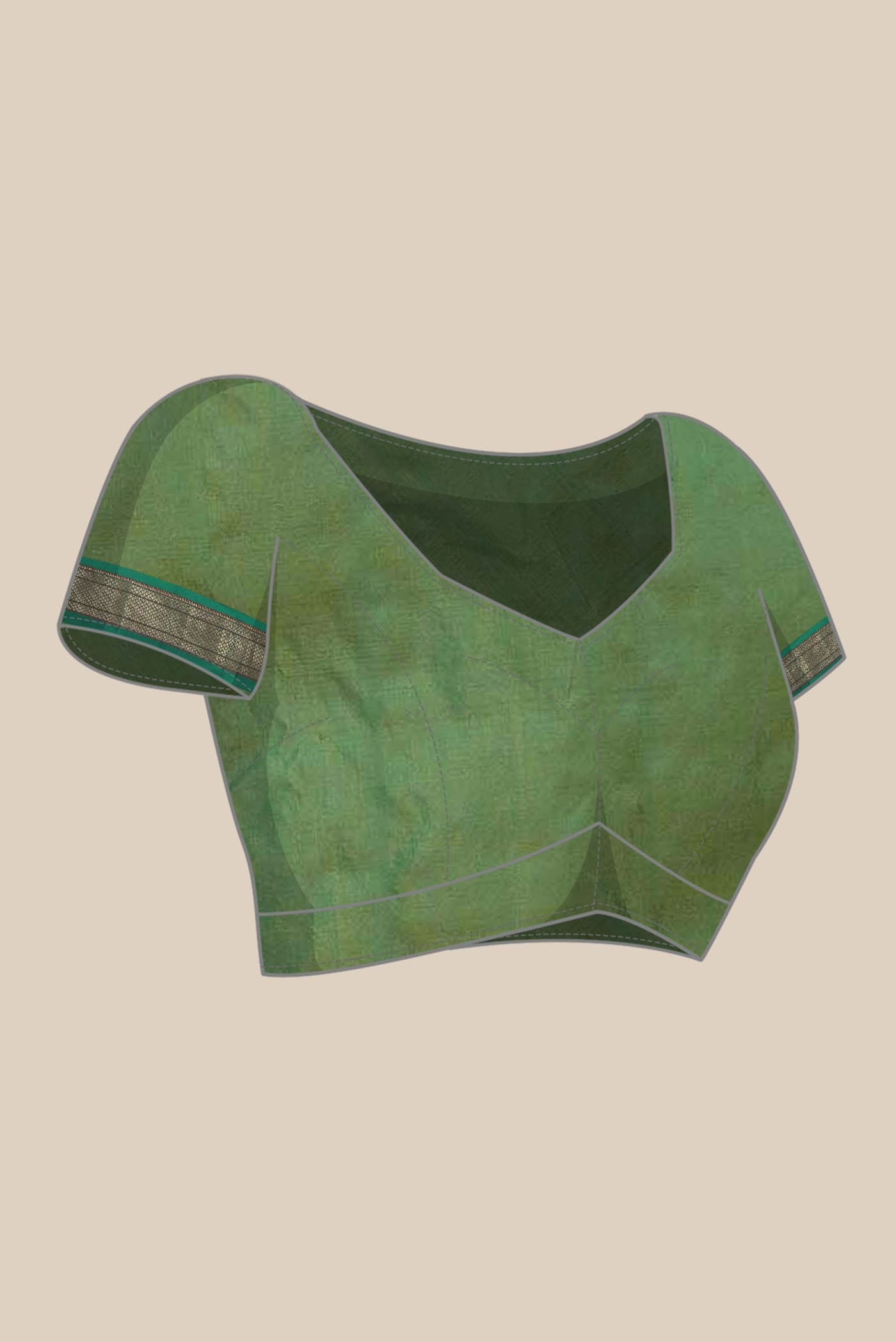 Green Paithani Silk Saree