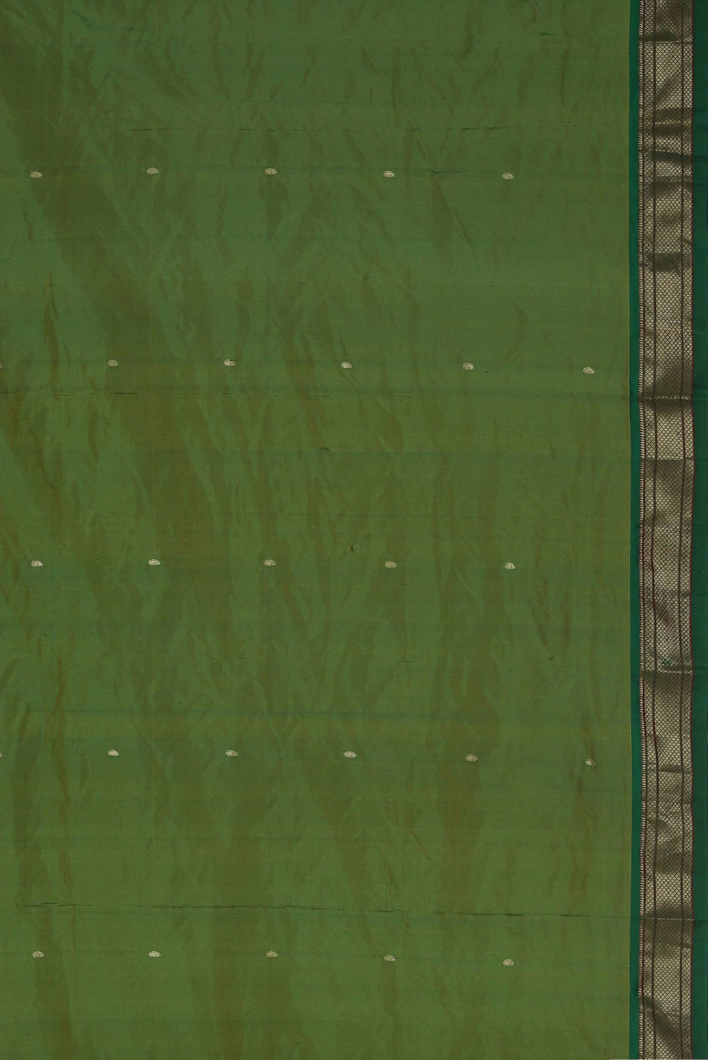 Green Paithani Silk Saree