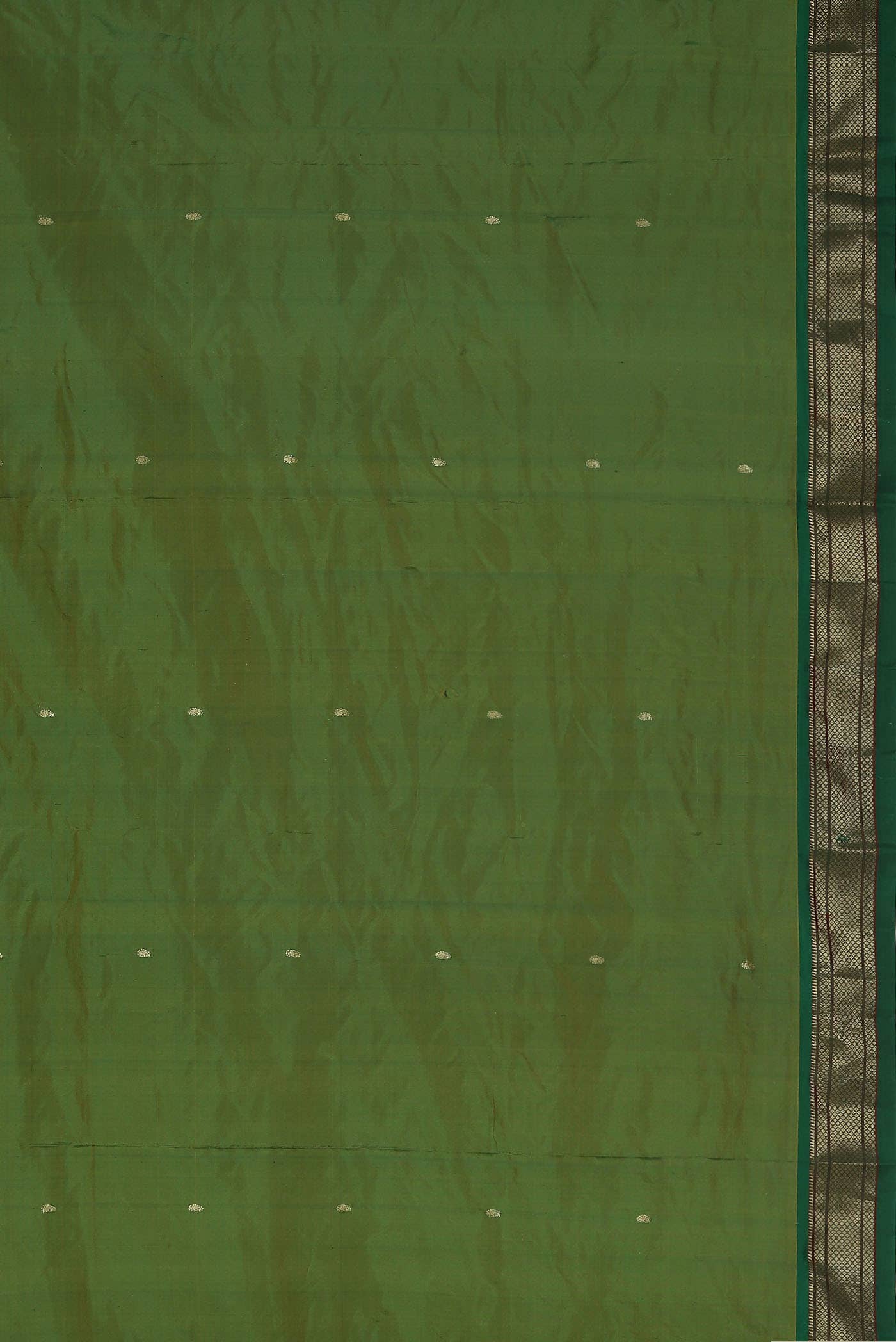 Green Paithani Silk Saree