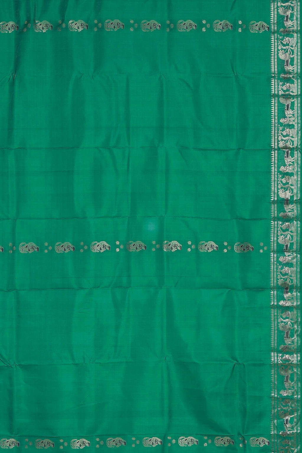 Green Baluchari Silk Saree