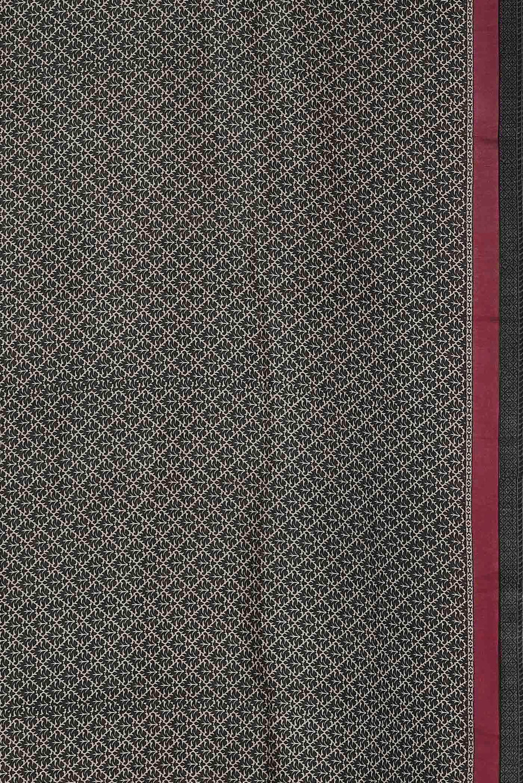 Black Pashmina Silk Saree