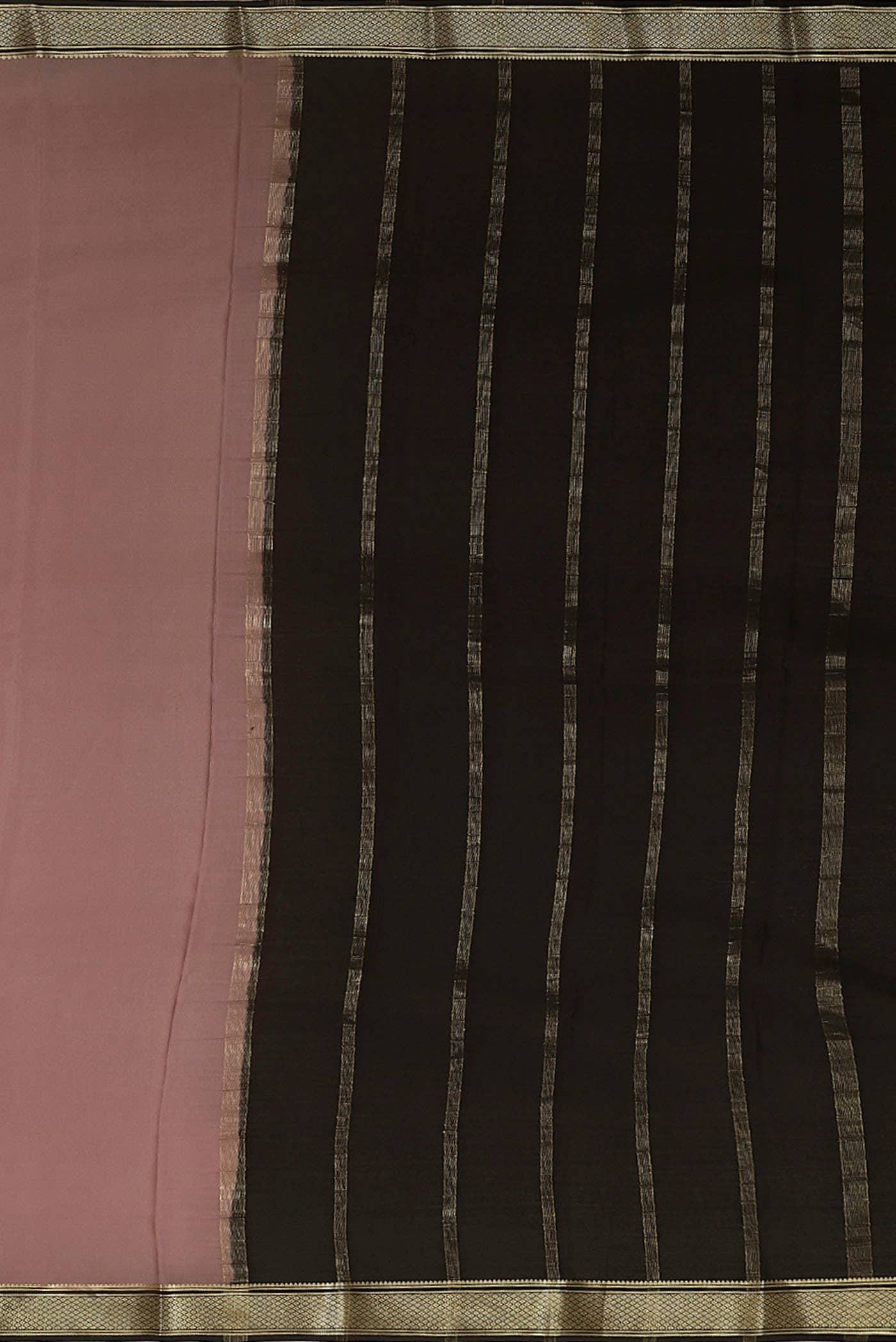 Coral Mysore Crepe Saree