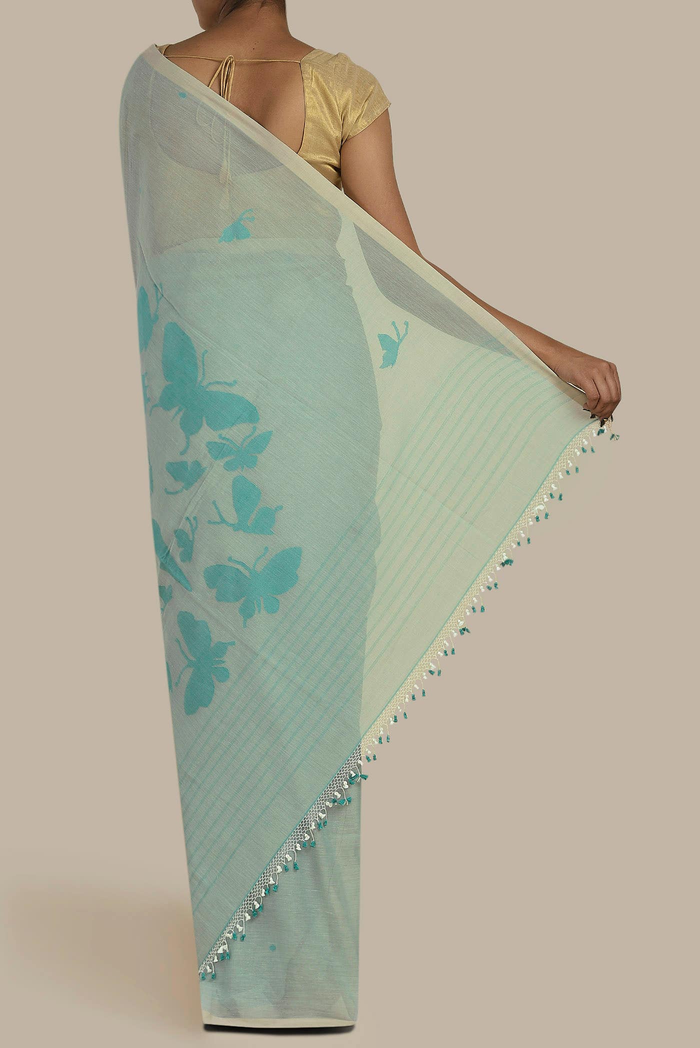 Green Bangalore Silk Saree