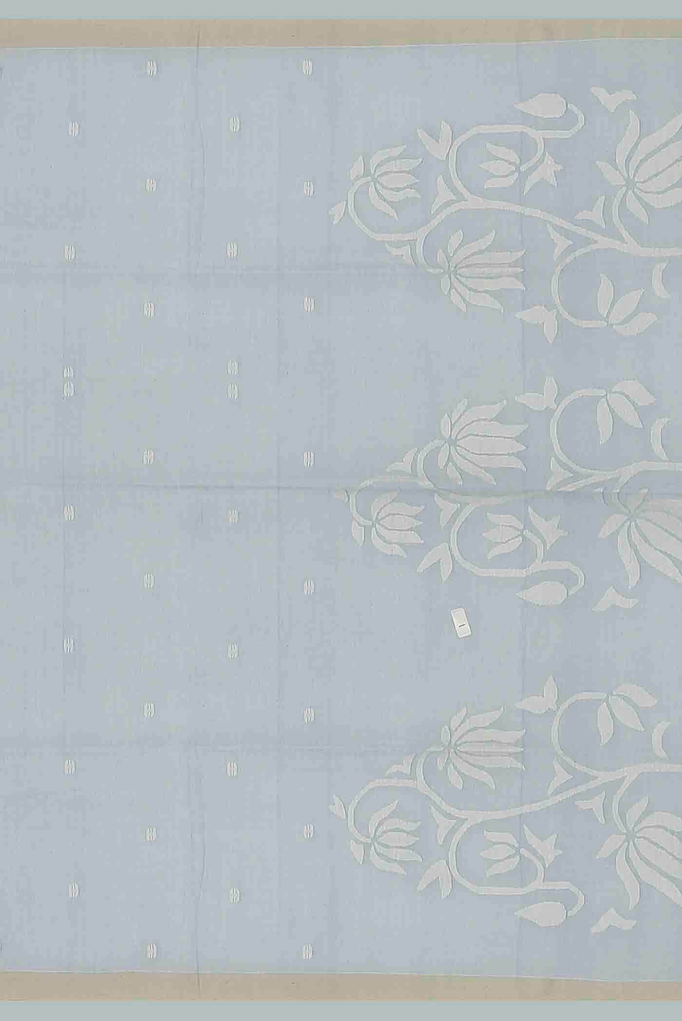 Blue Bengal Cotton Saree