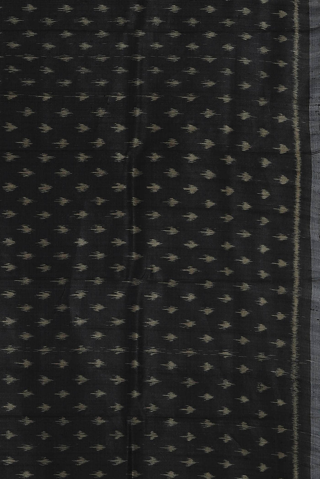 Black Bhagalpuri Tussar Silk Saree