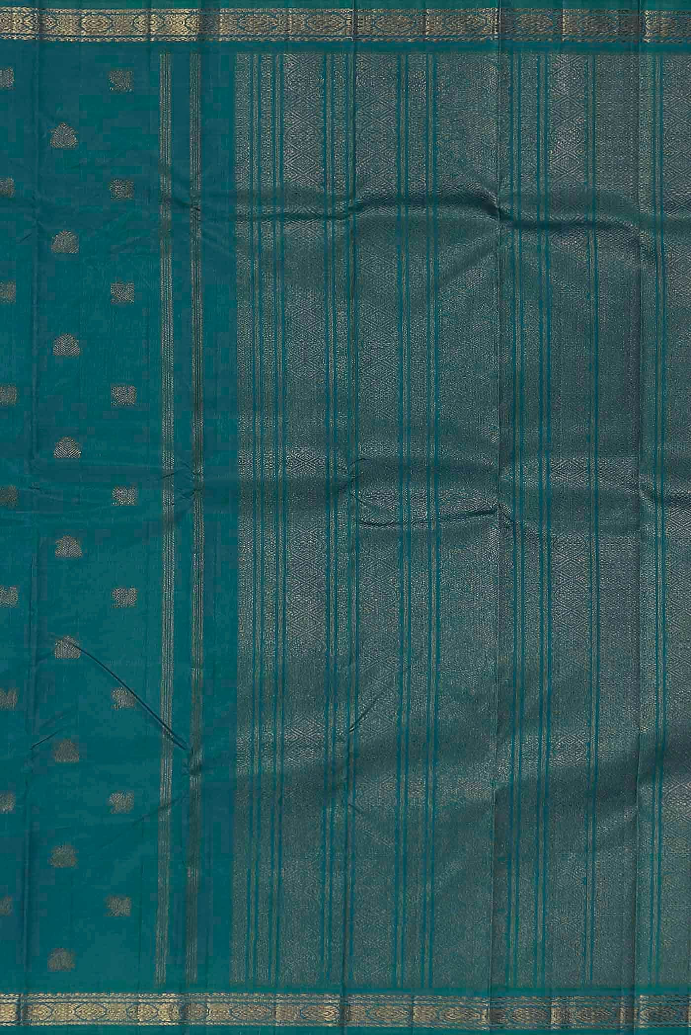 Blue Kanchipuram Silk Saree