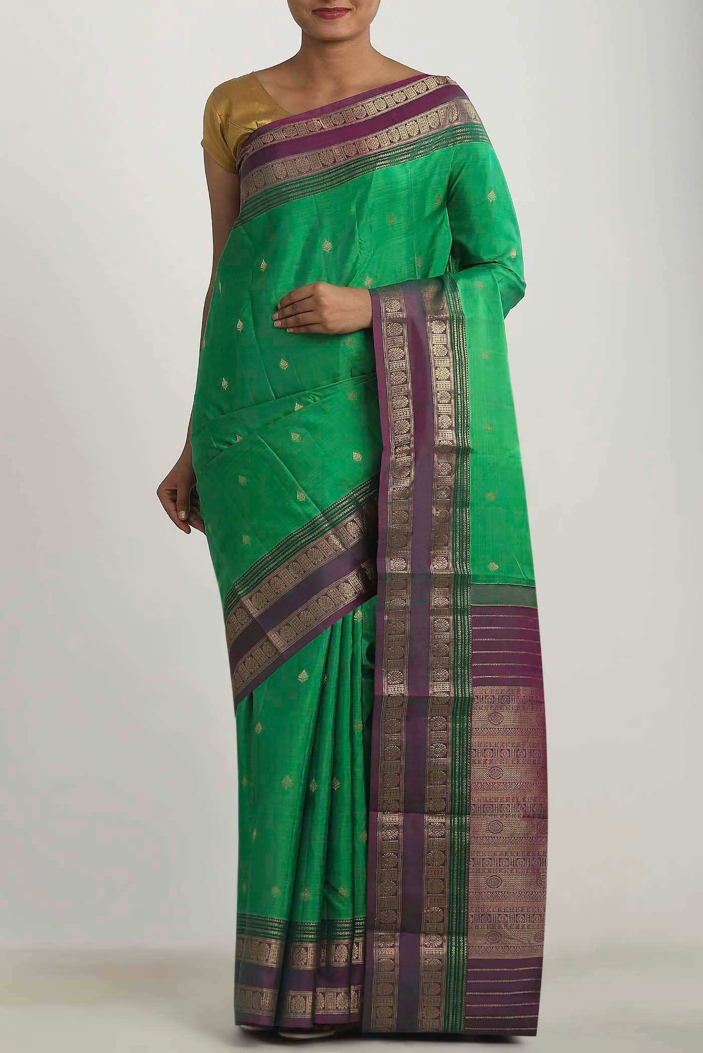 Green Kanchipuram Silk Saree