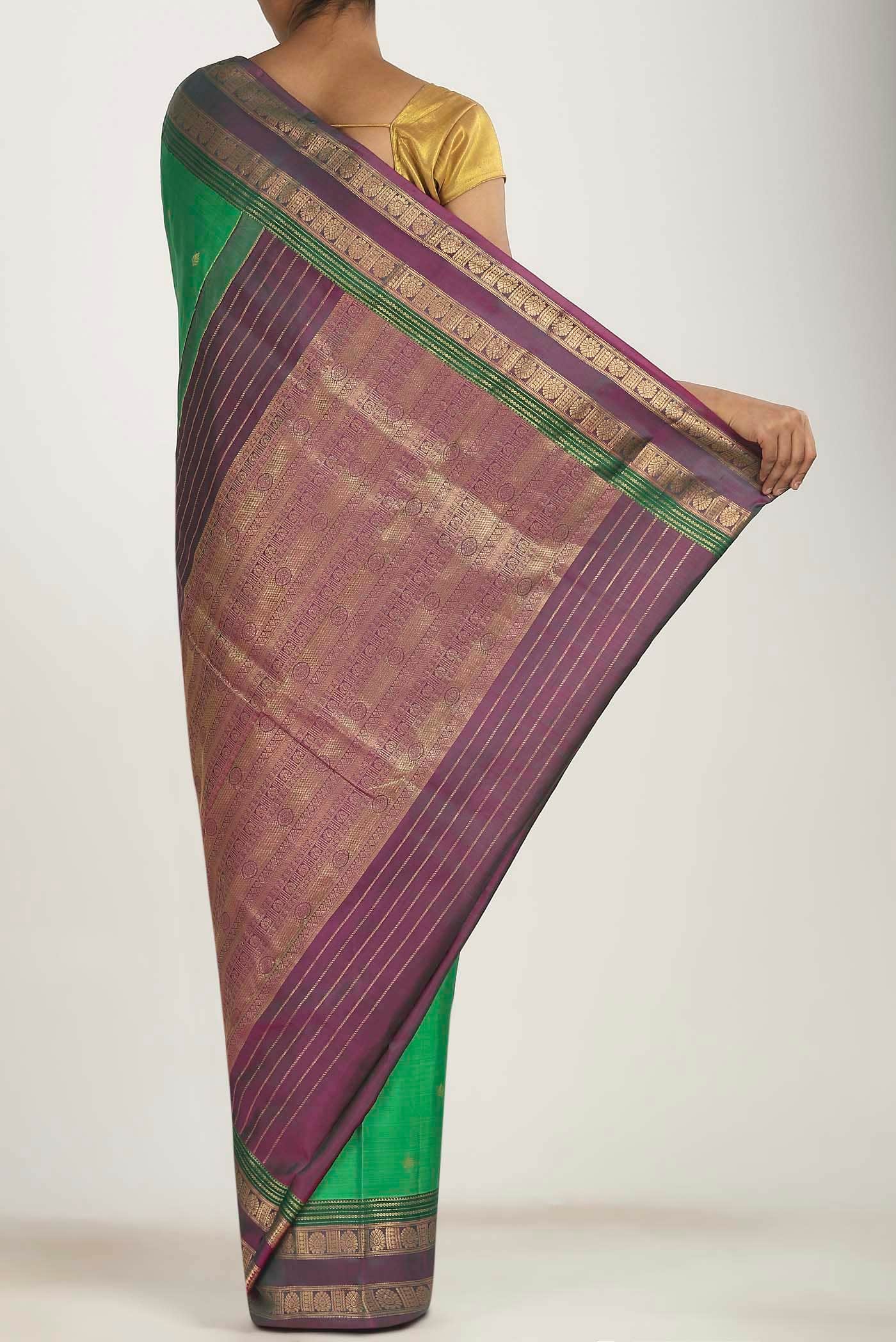 Green Kanchipuram Silk Saree