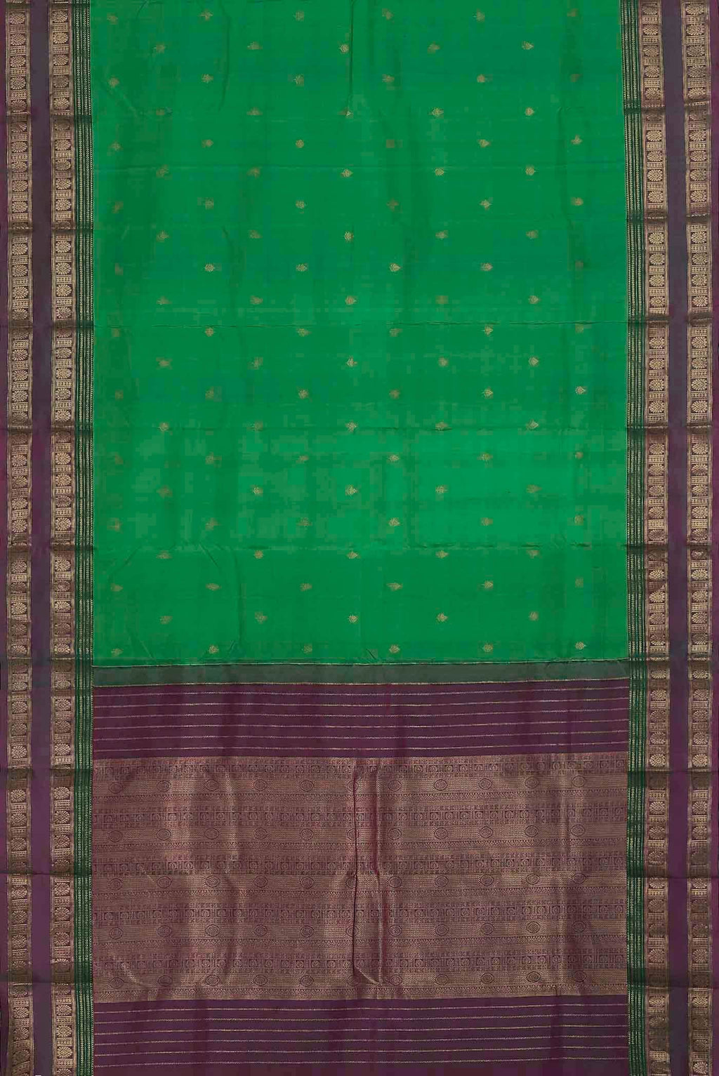 Green Kanchipuram Silk Saree