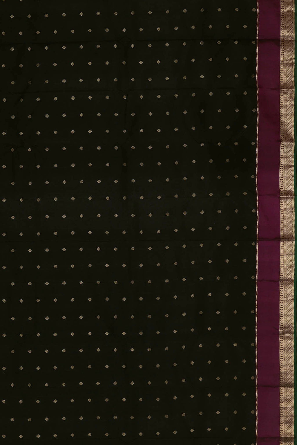 Black Kanchipuram Silk Saree