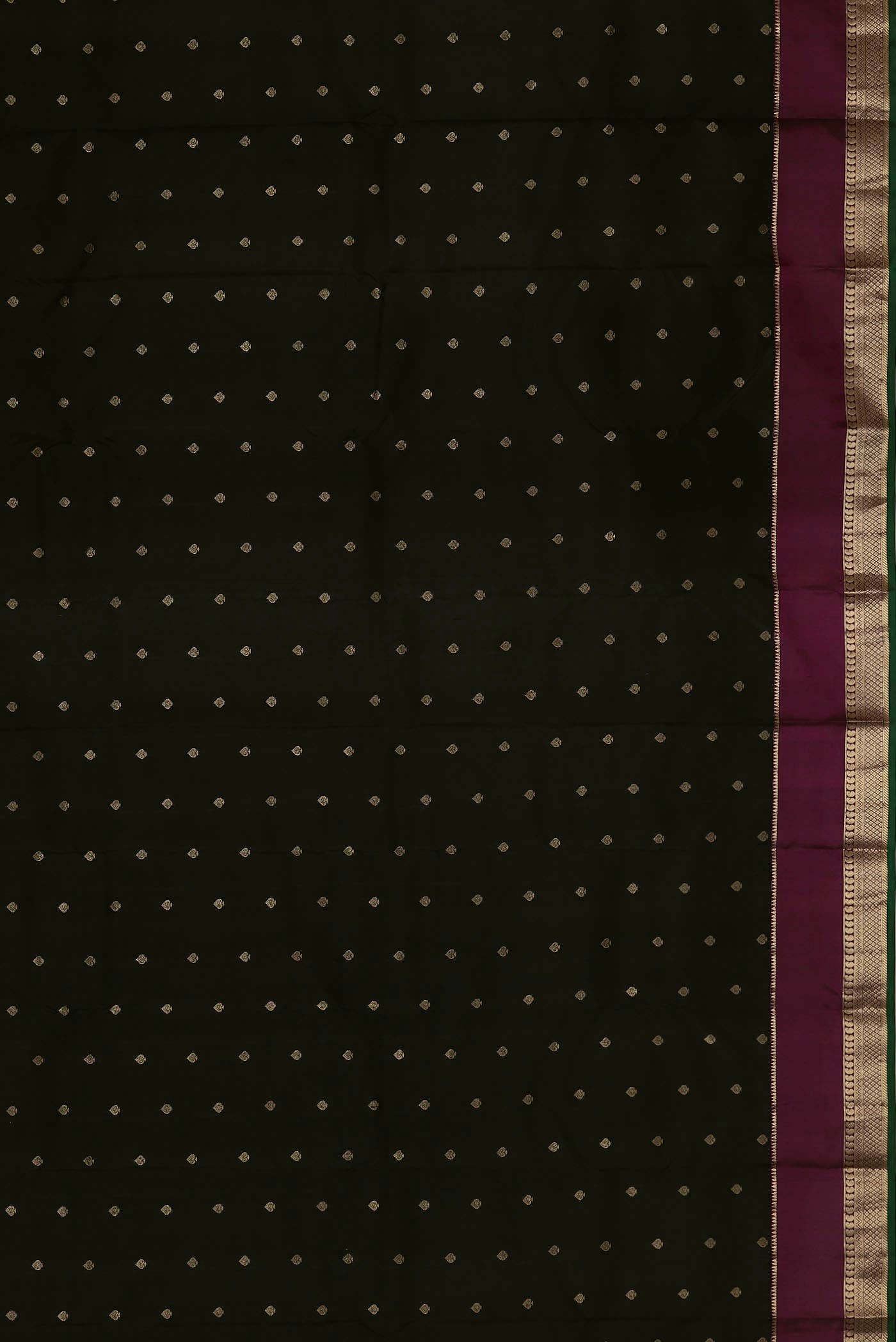 Black Kanchipuram Silk Saree