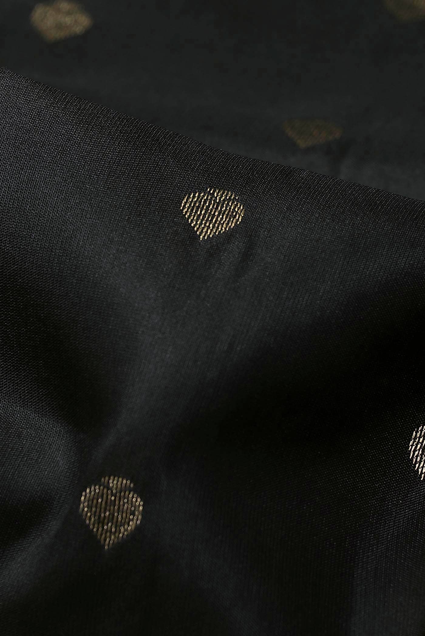 Black Kanchipuram Silk Saree