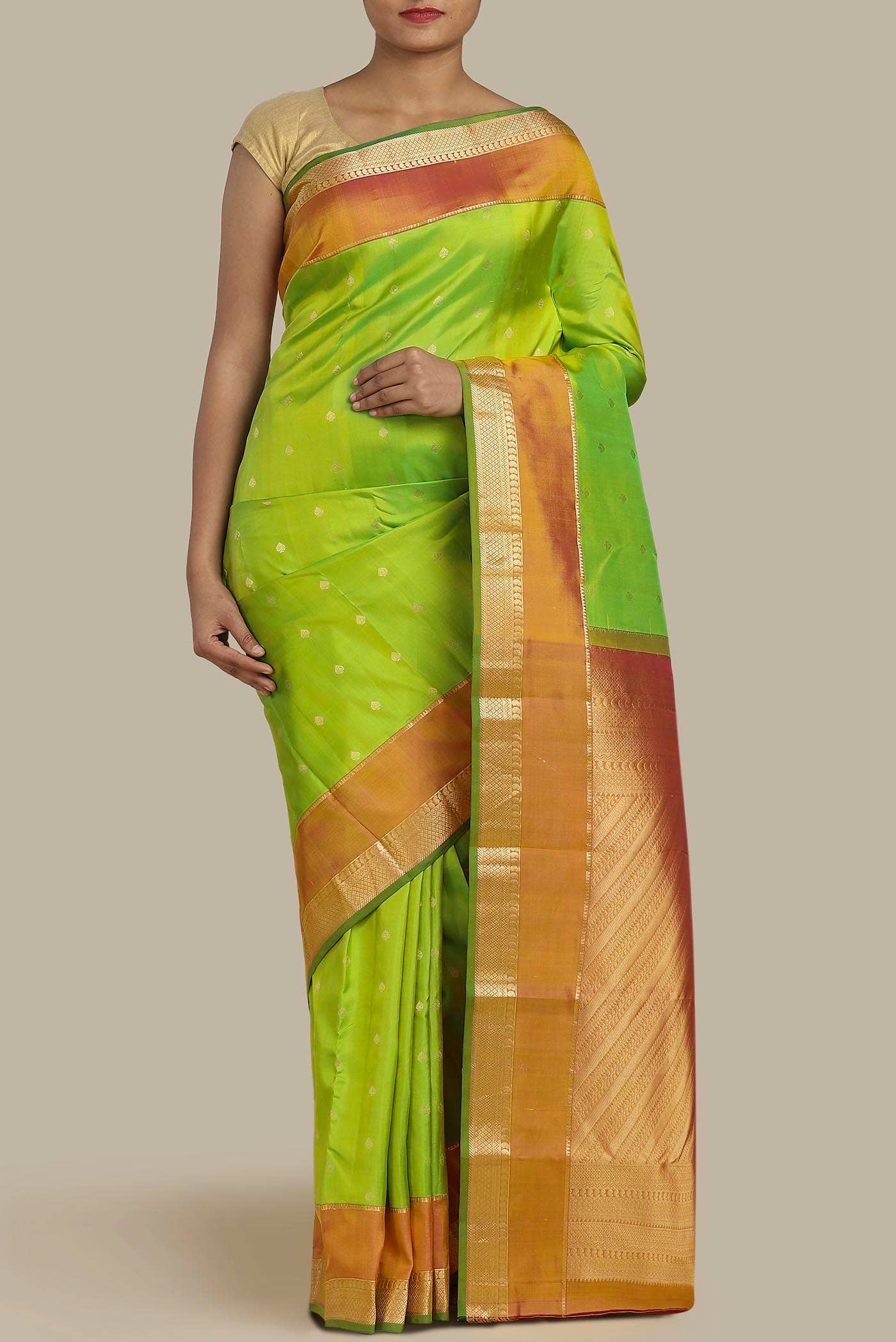 Green Kanchipuram Silk Saree
