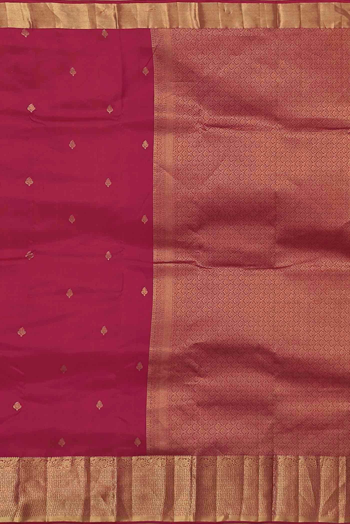 Pink Kanchipuram Silk Saree