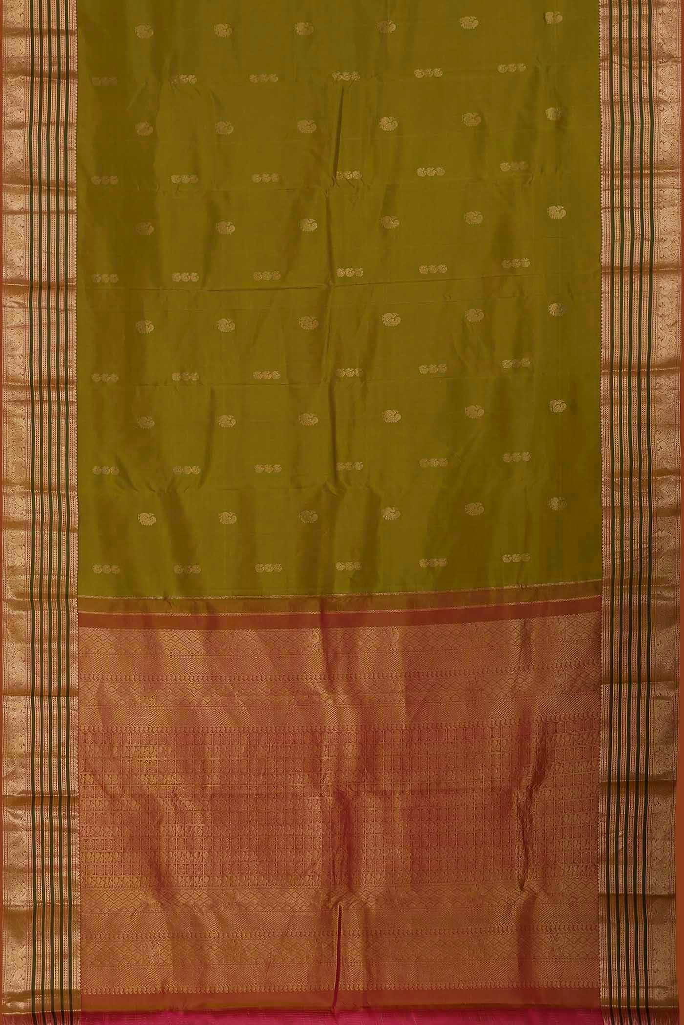 Green Kanchipuram Silk Saree