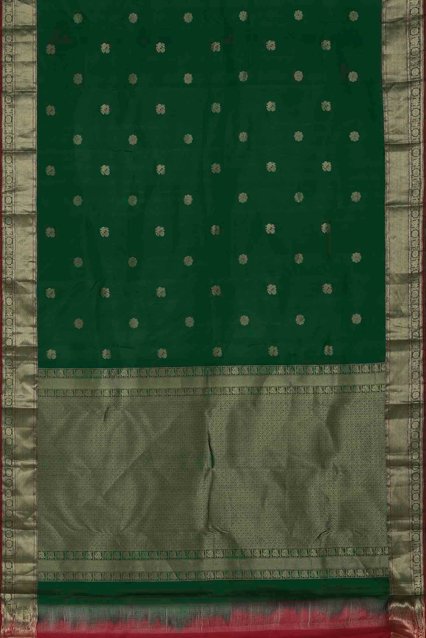 Green Kanchipuram Silk Saree