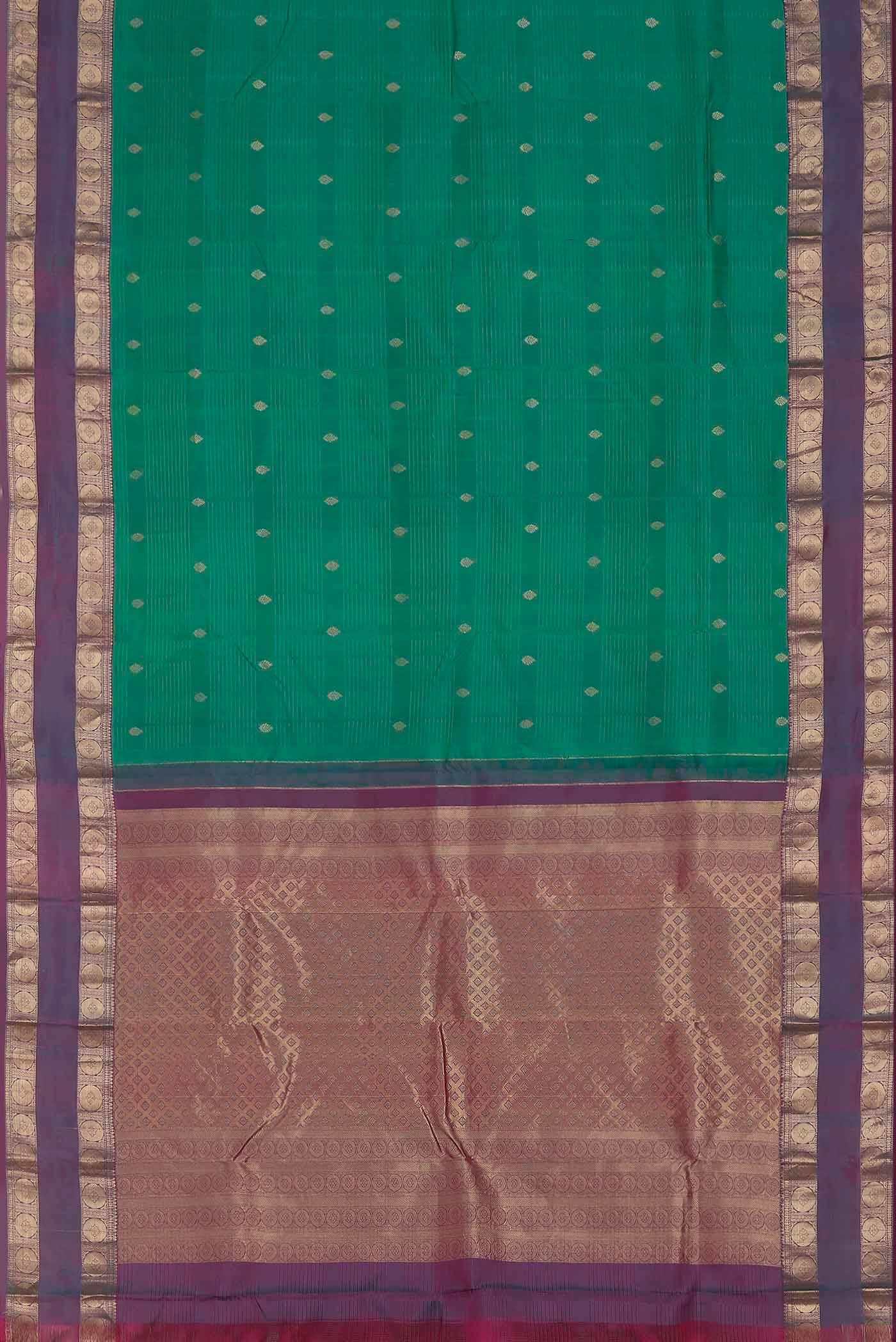 Green Kanchipuram Silk Saree