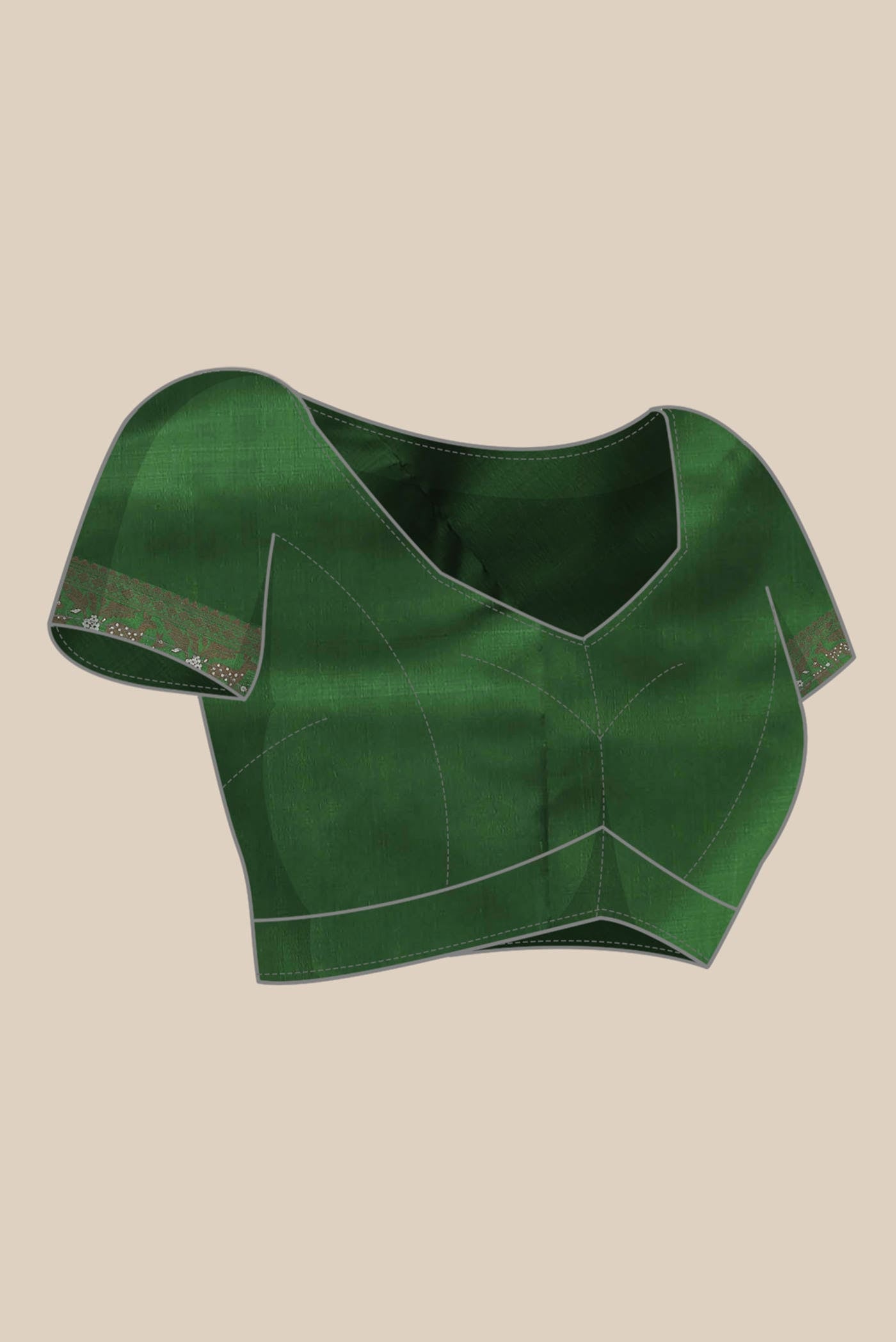 Green Baluchari Silk Saree
