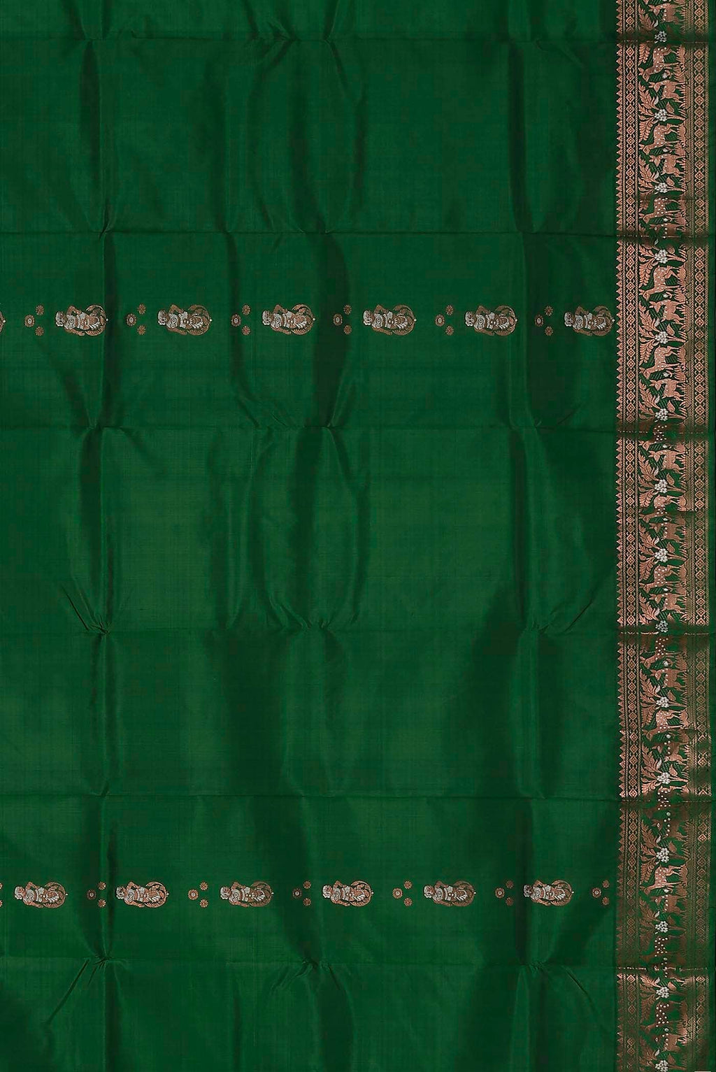 Green Baluchari Silk Saree