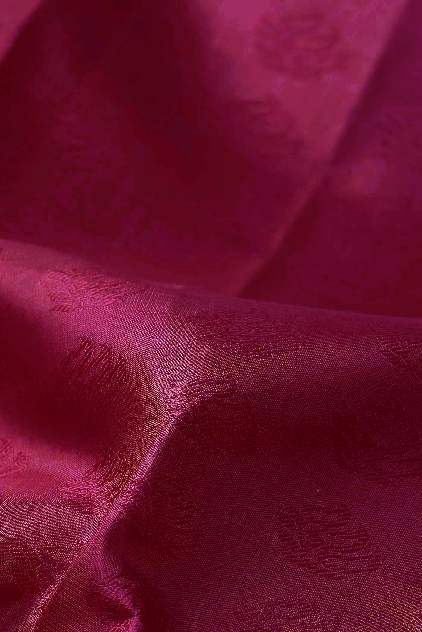 Magenta Kanchipuram Silk Saree