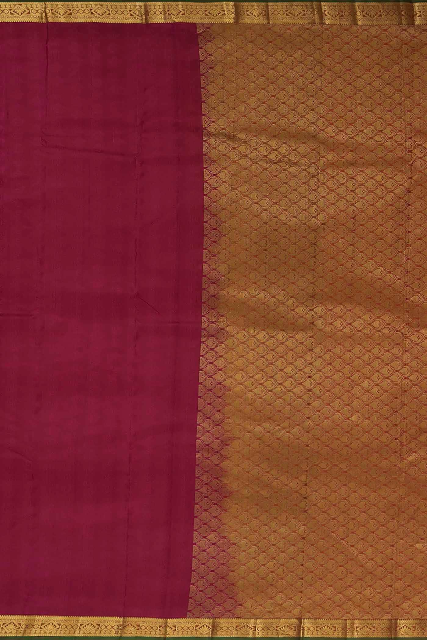 Magenta Kanchipuram Silk Saree