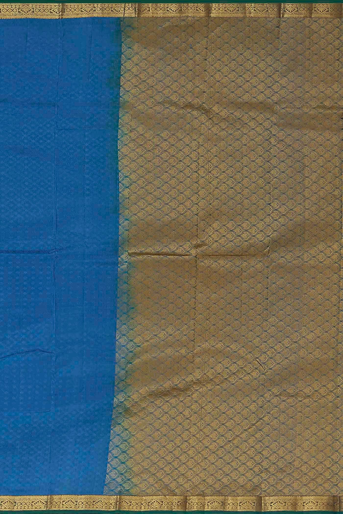 Blue Kanchipuram Silk Saree