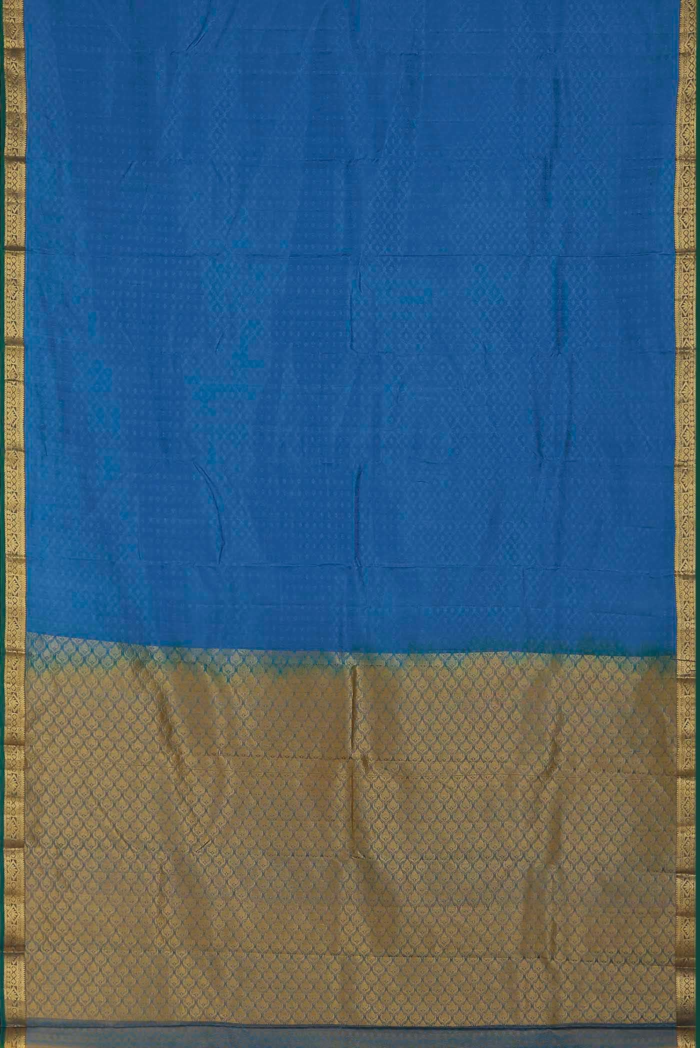Blue Kanchipuram Silk Saree
