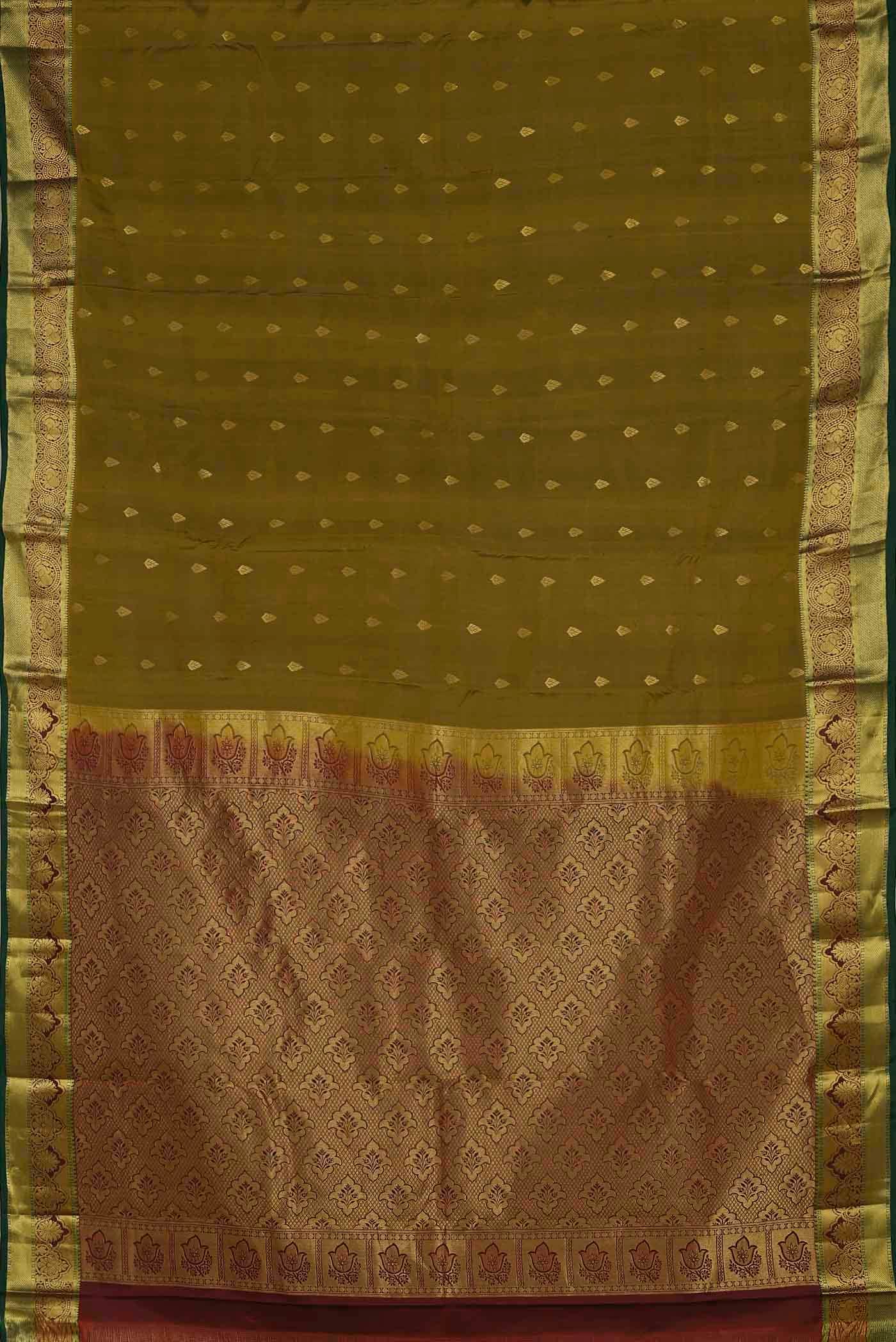 Green Kanchipuram Silk Saree