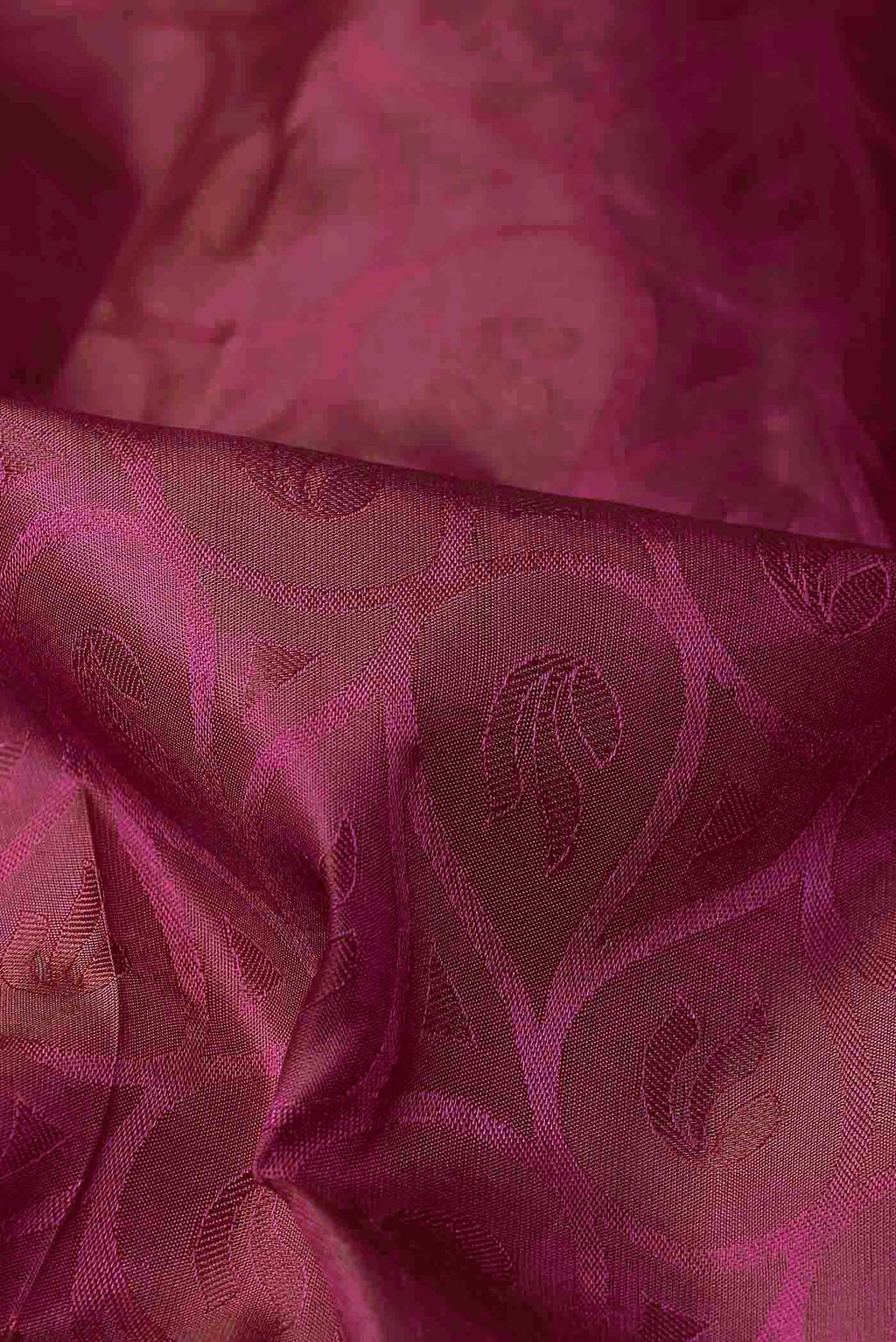Dark Pink Kanchipuram Silk Saree