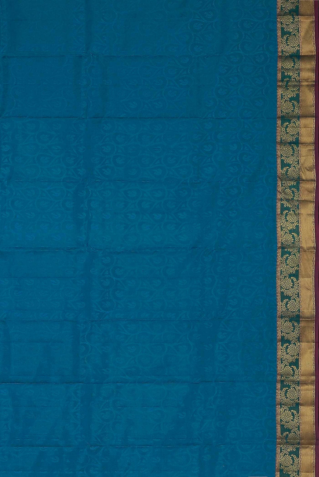 Blue Kanchipuram Silk Saree