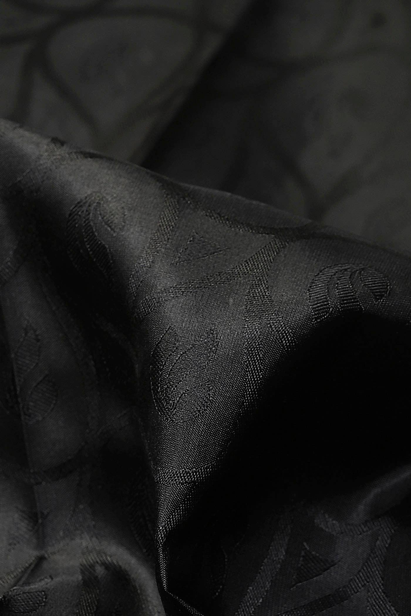 Black Kanchipuram Silk Saree