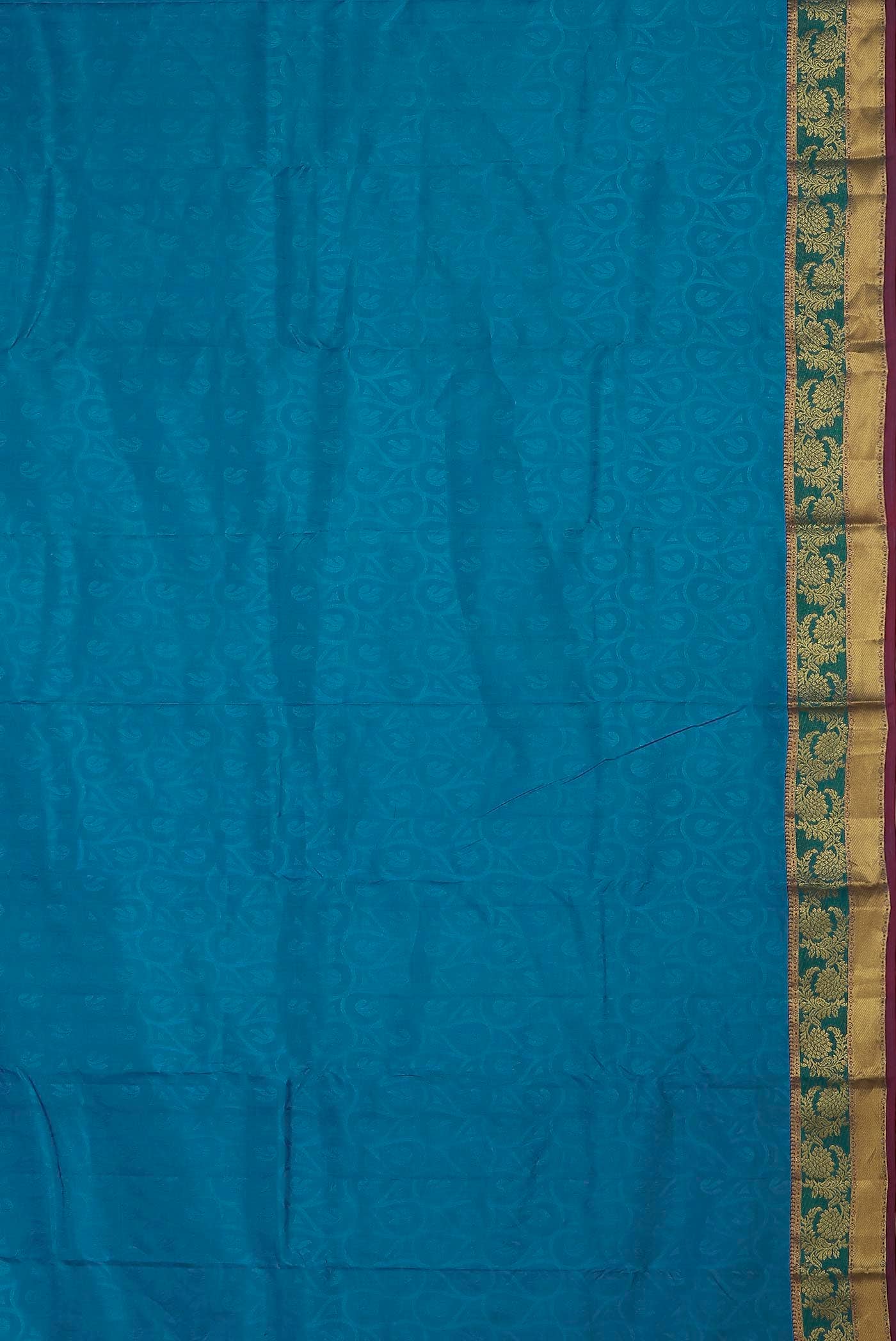 Blue Kanchipuram Silk Saree