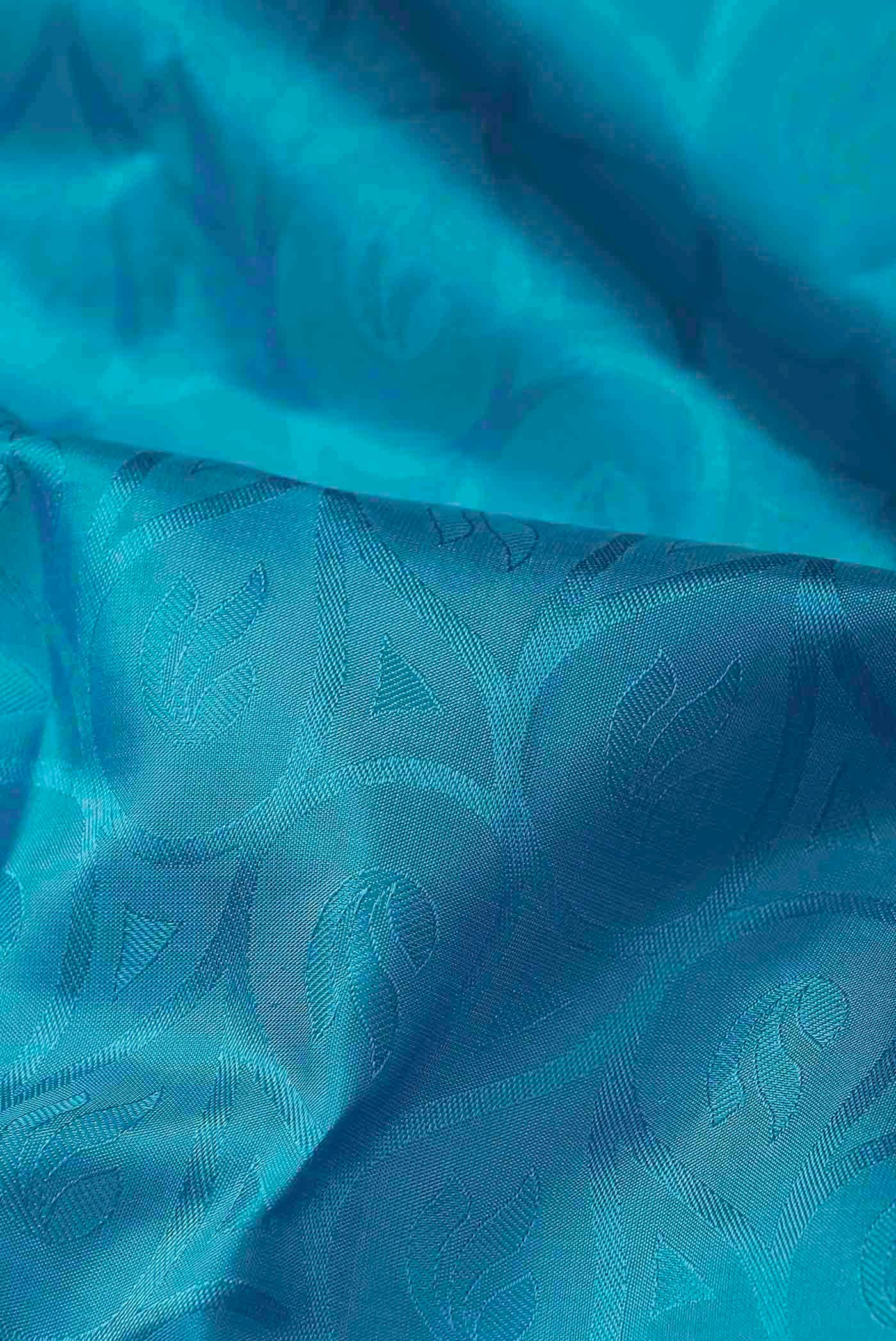 Blue Kanchipuram Silk Saree