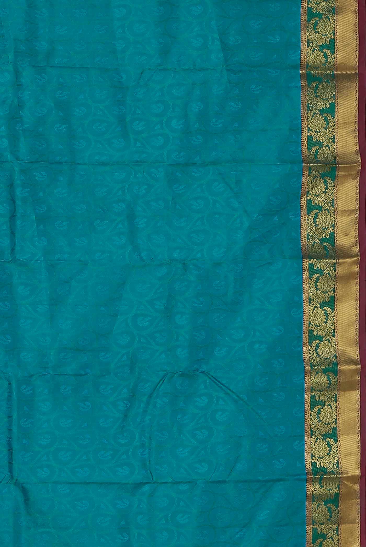 Blue Kanchipuram Silk Saree