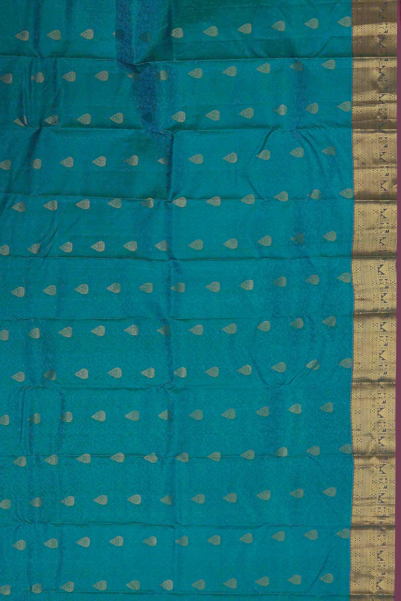 Blue Kanchipuram Silk Saree