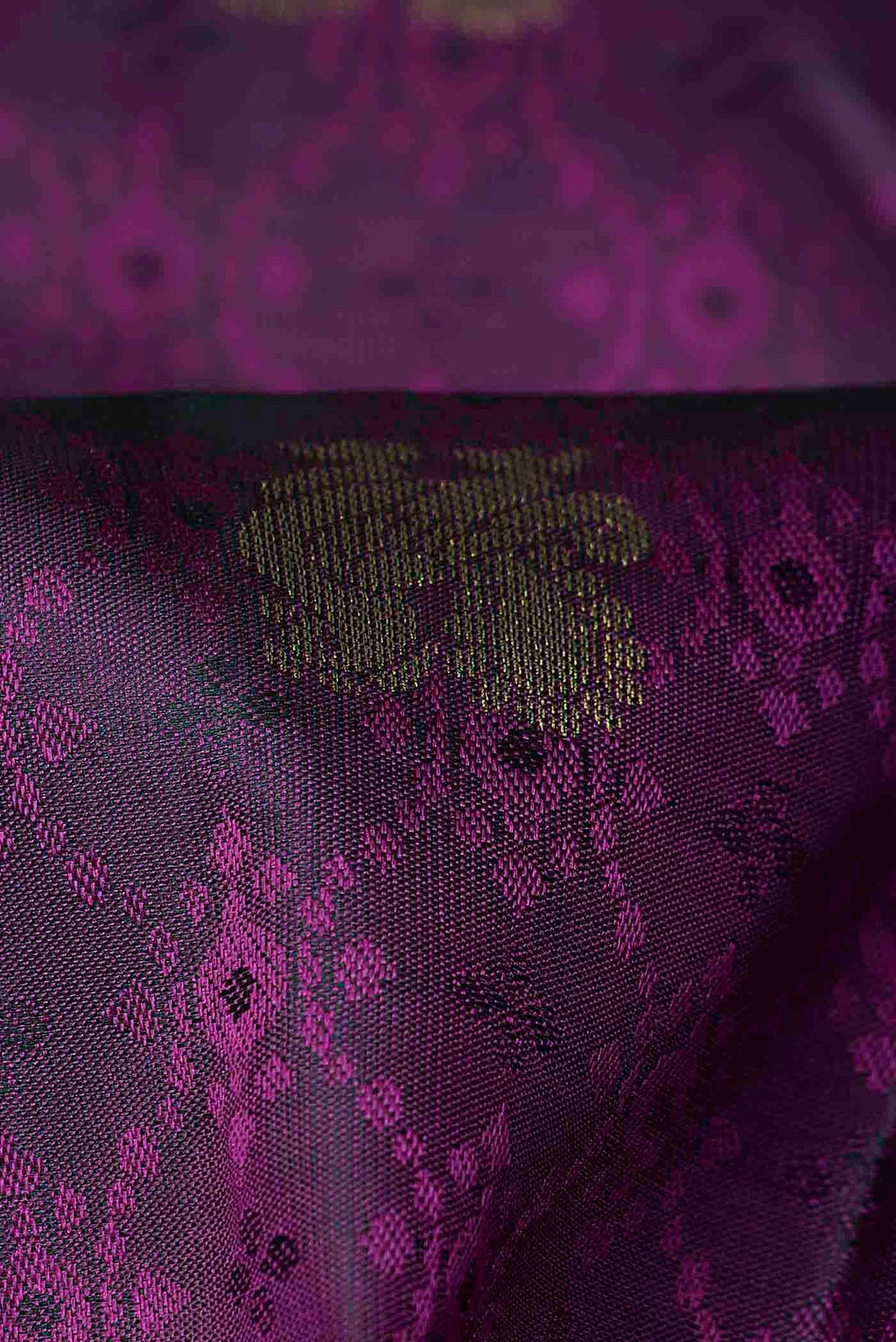 Magenta Kanchipuram Silk Saree