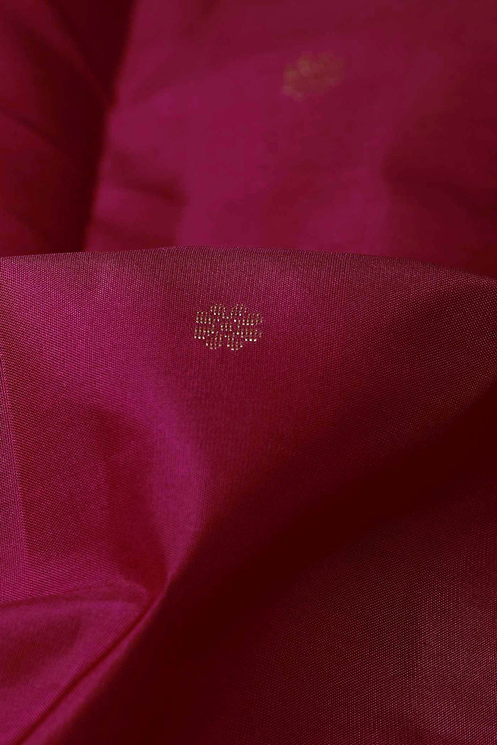 Dark Pink Kanchipuram Silk Saree