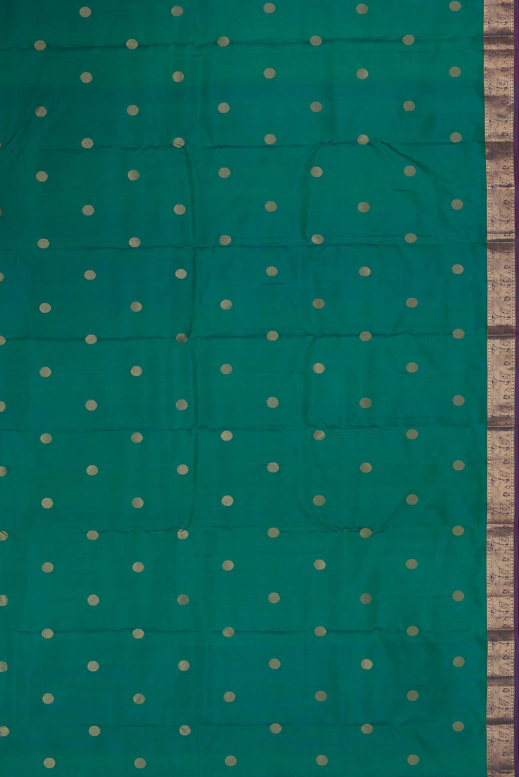 Blue Kanchipuram Silk Saree