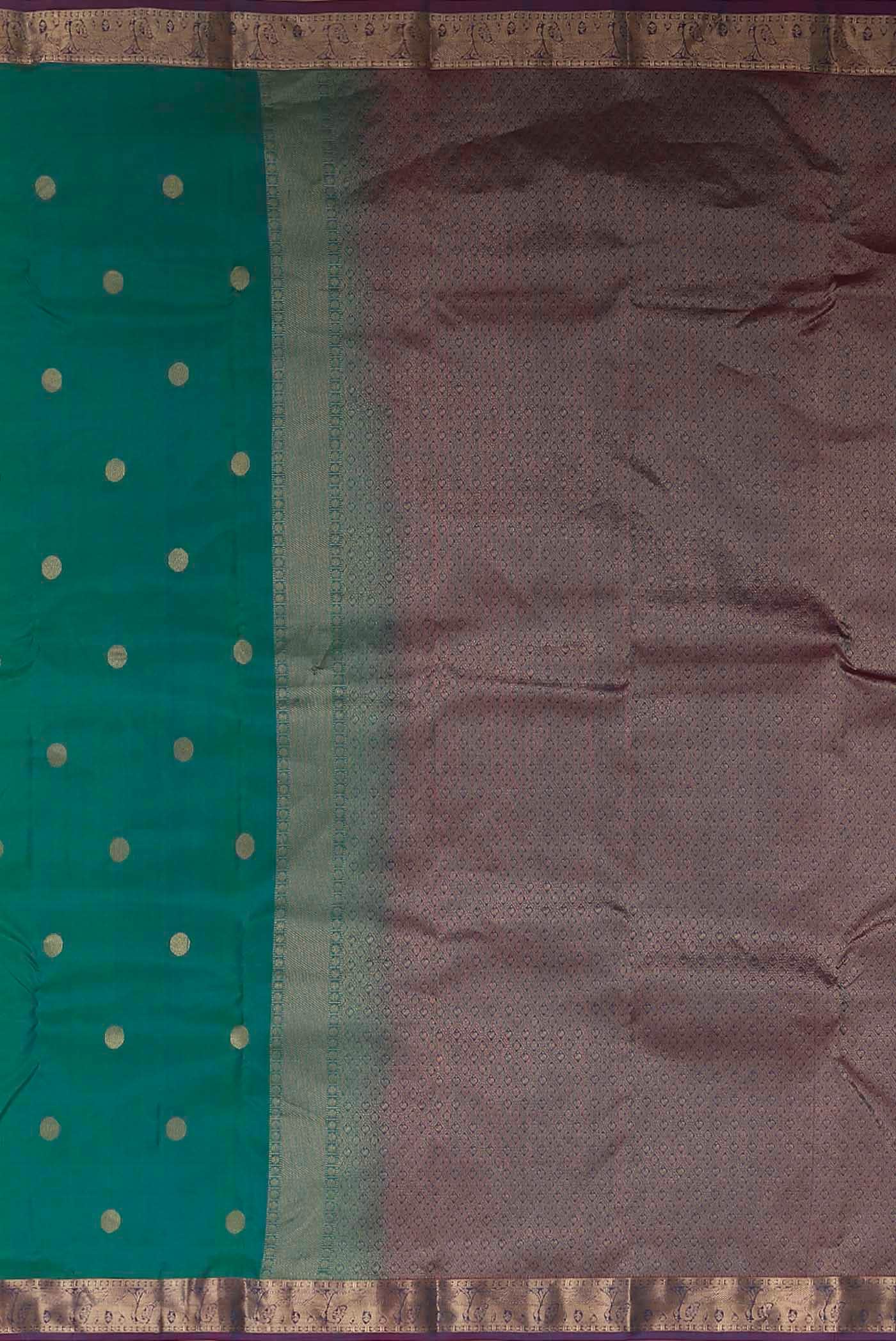 Blue Kanchipuram Silk Saree